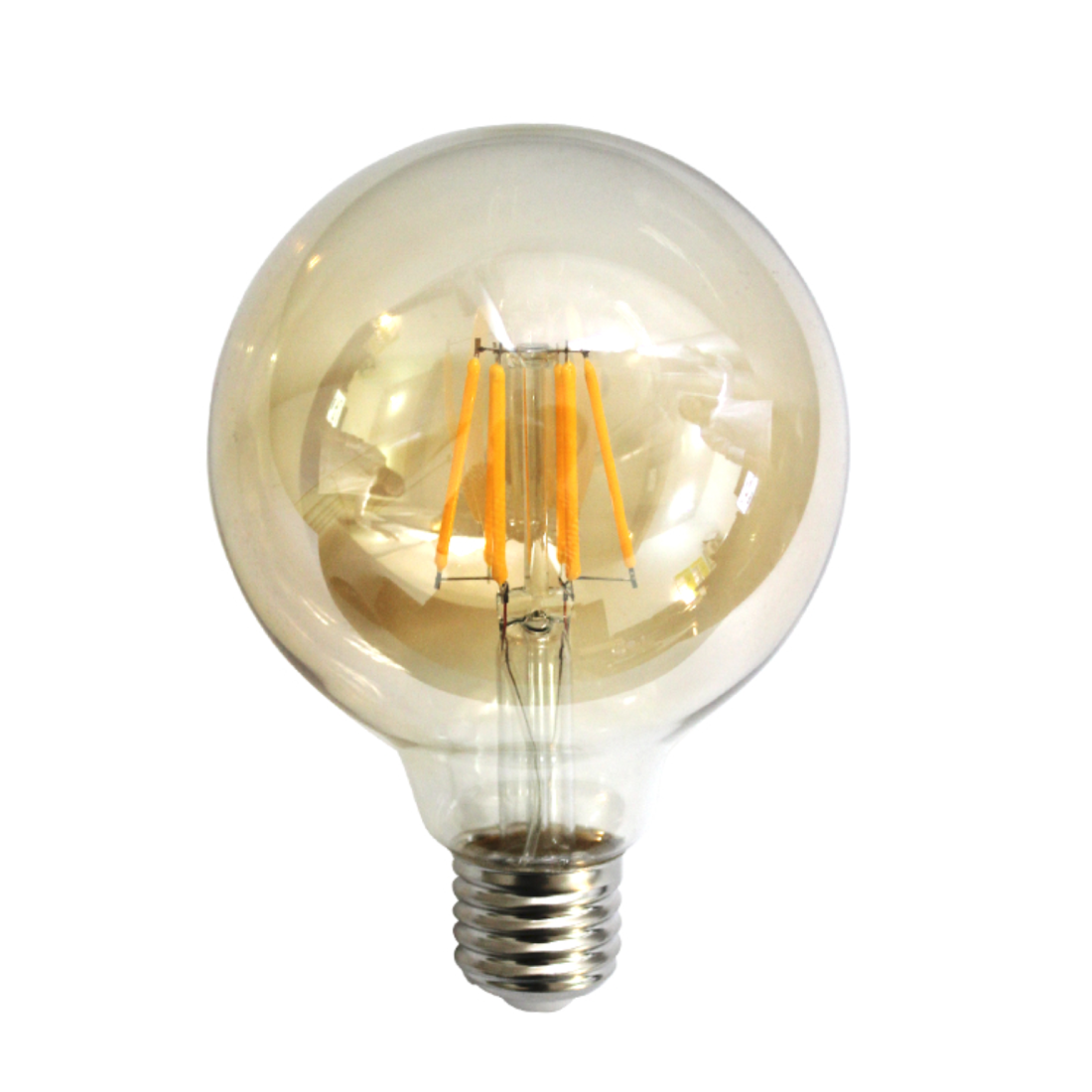 Bec LED Filament Amber E27/4W/480LM/2500K G95