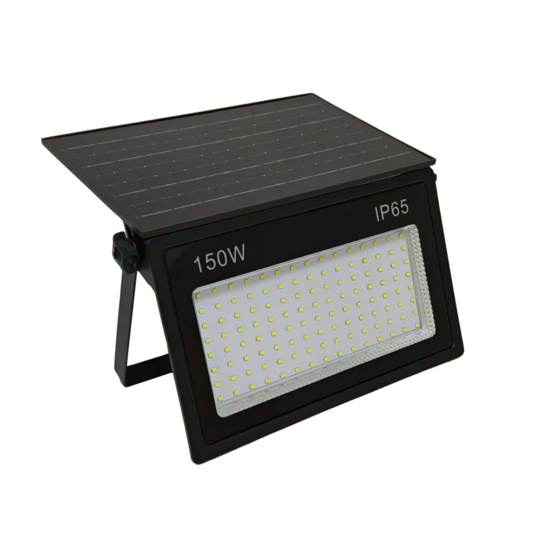 Proiector cu panou solar integrat 150W, 285x175x52mm, 1600lm, IP65, 6500K