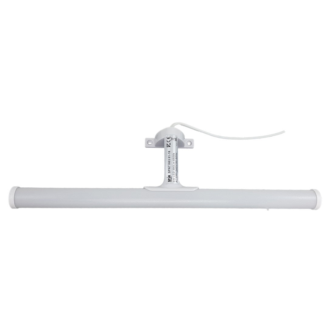 Corp LED baie alb, 6W, 6500K, lumina rece, cu protectie IP44, 400mm