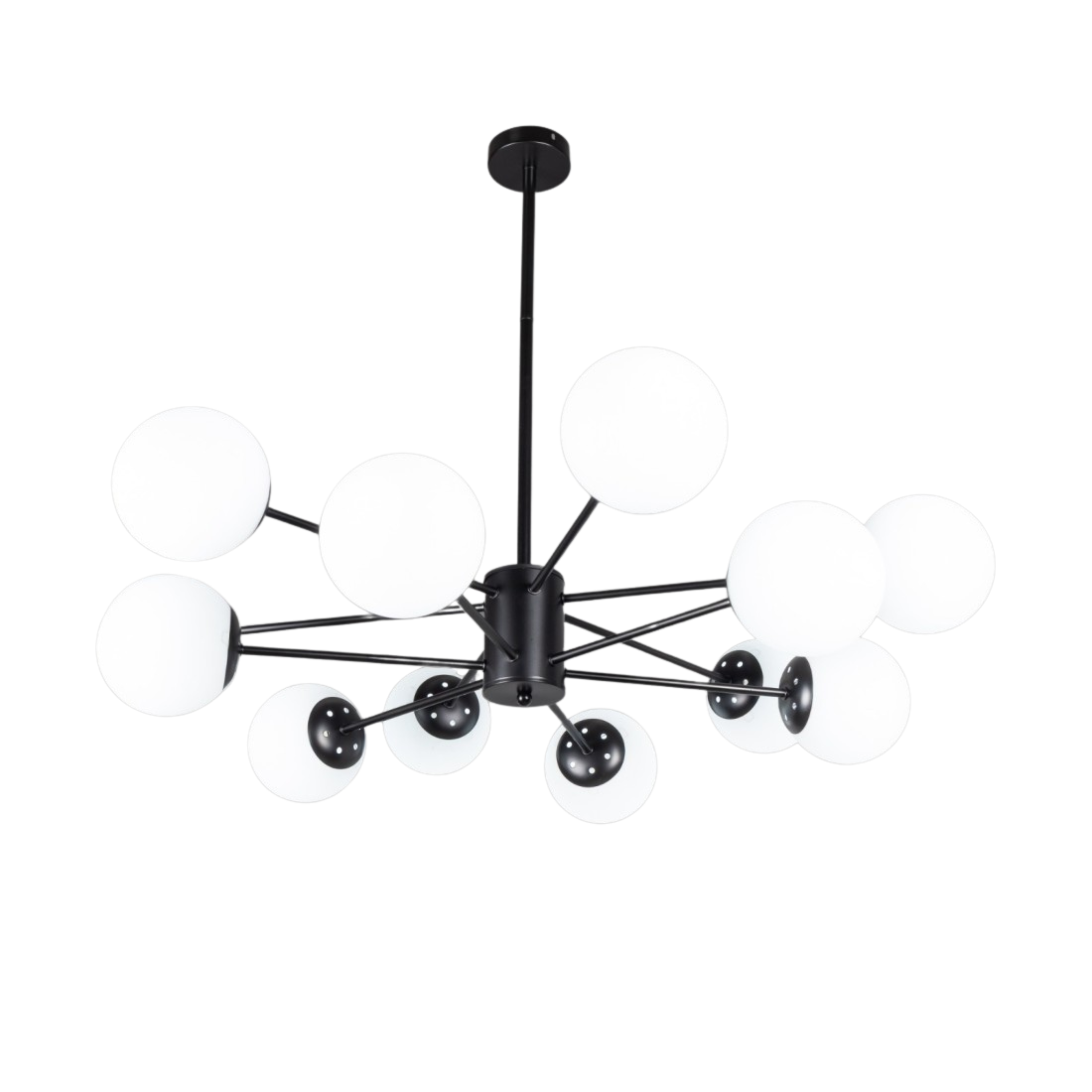 LUSTRA ASTRA NEGRU 12XE27 120W 900X680mm