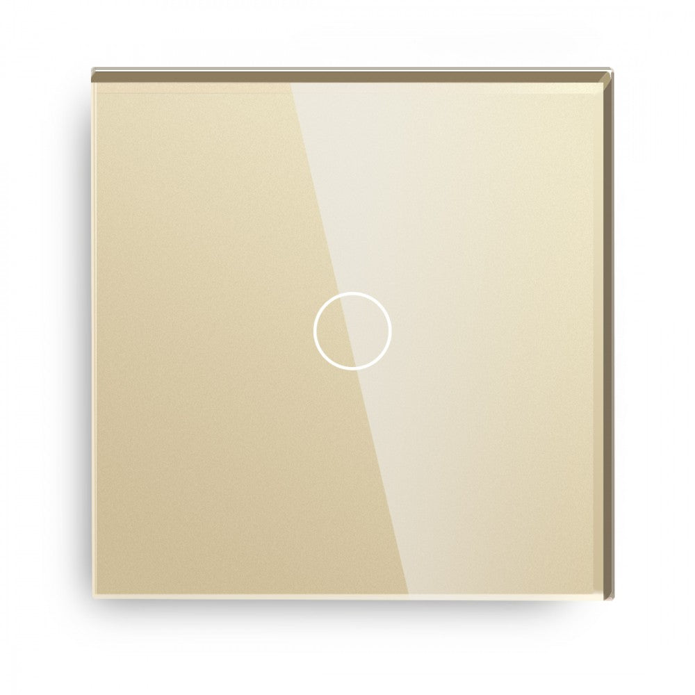 Intrerupator touch cap scara, auriu