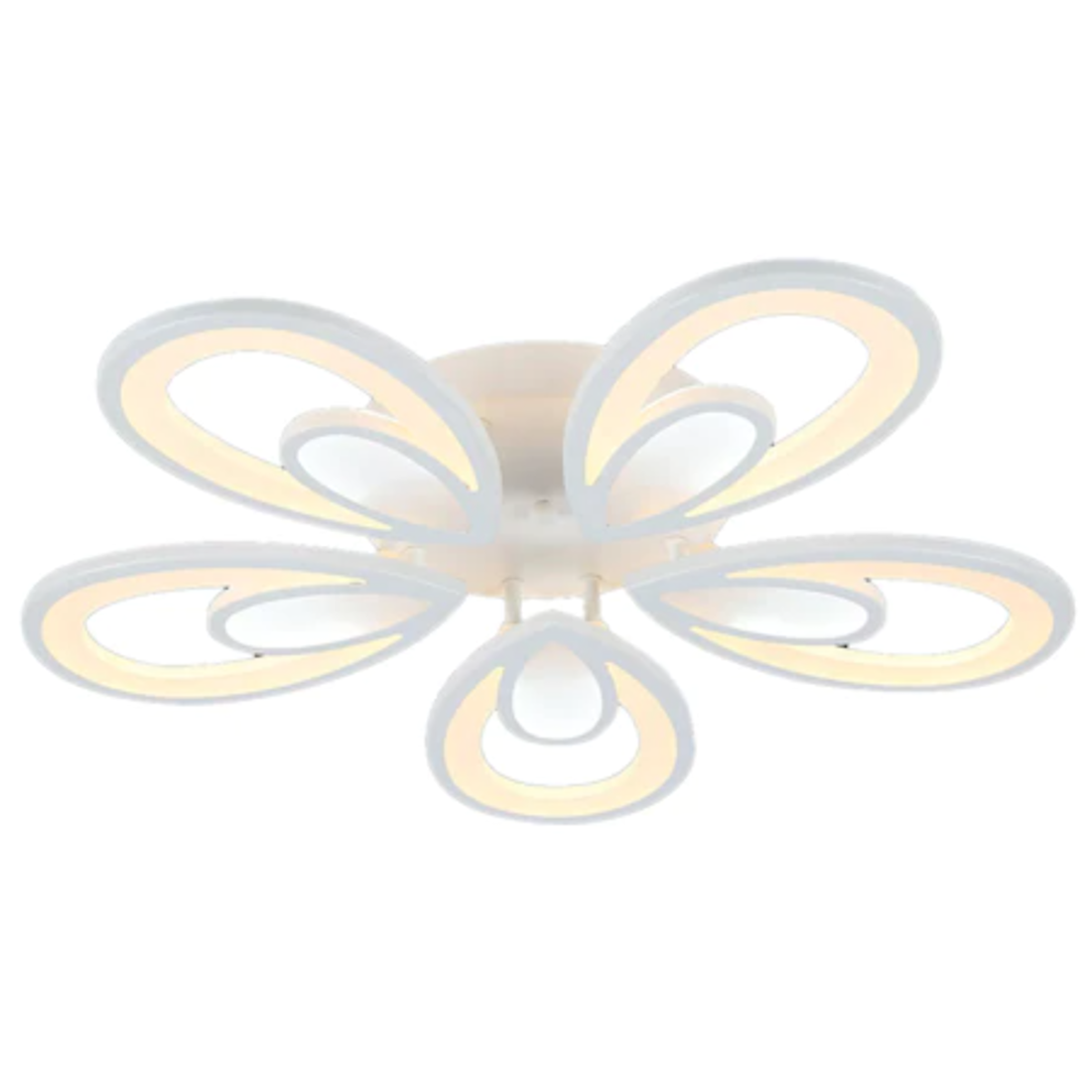 LUSTRA LED IRIS 140W CU 5 BRATE 3 CULORI+IR