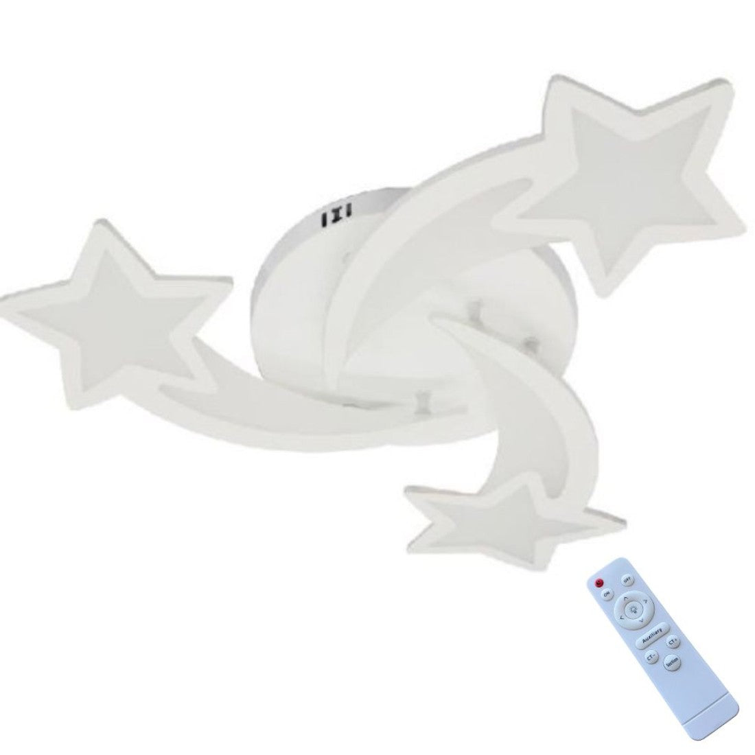 Lustra led dimabila STEA 62W cu 3 brate 3 CULORI+IR