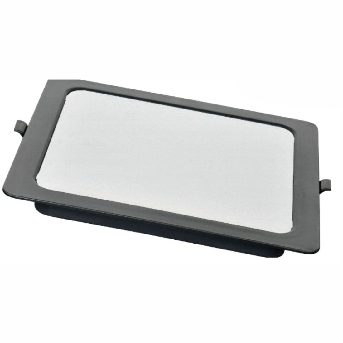 Spot Led Sole cu rama neagra, patrat ingropat 220x220, 24W, 4100K, lumina neutra