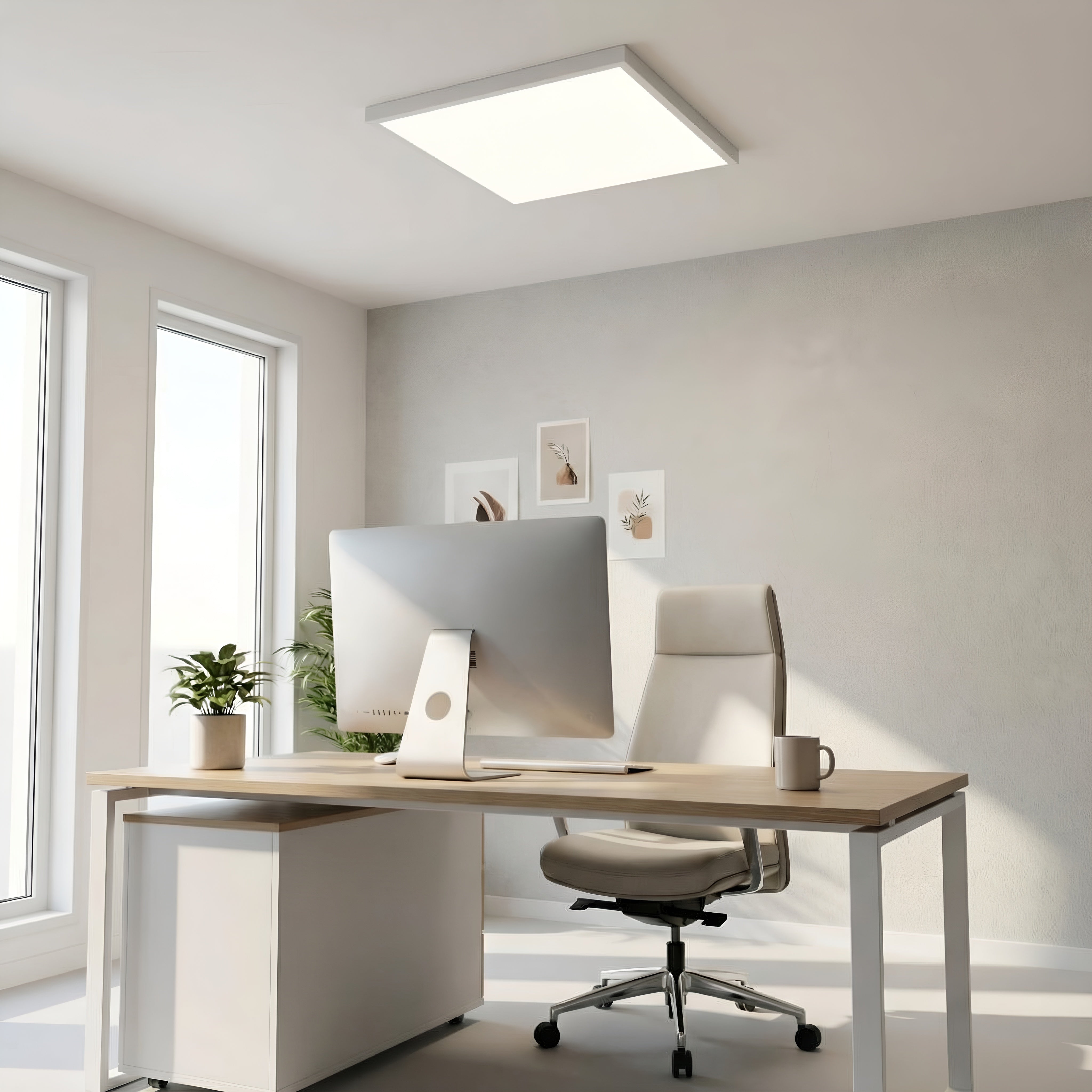 Panou Led Aplicat Back-light 48W, 4320 Lm, 595x595x40mm , lumina rece