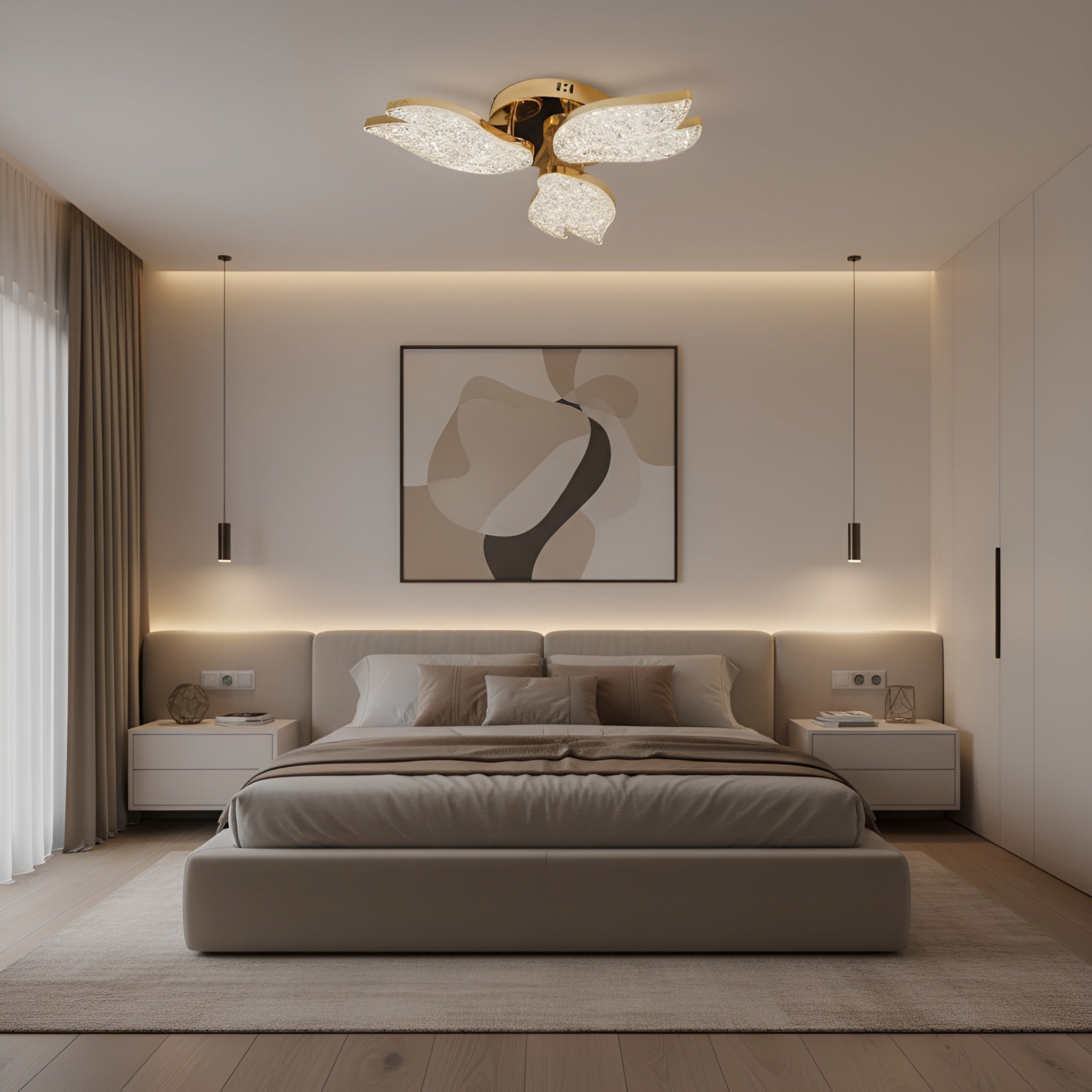 LUSTRA LED AUREO 3 BRATE AURIE 40W / 470*470*100MM