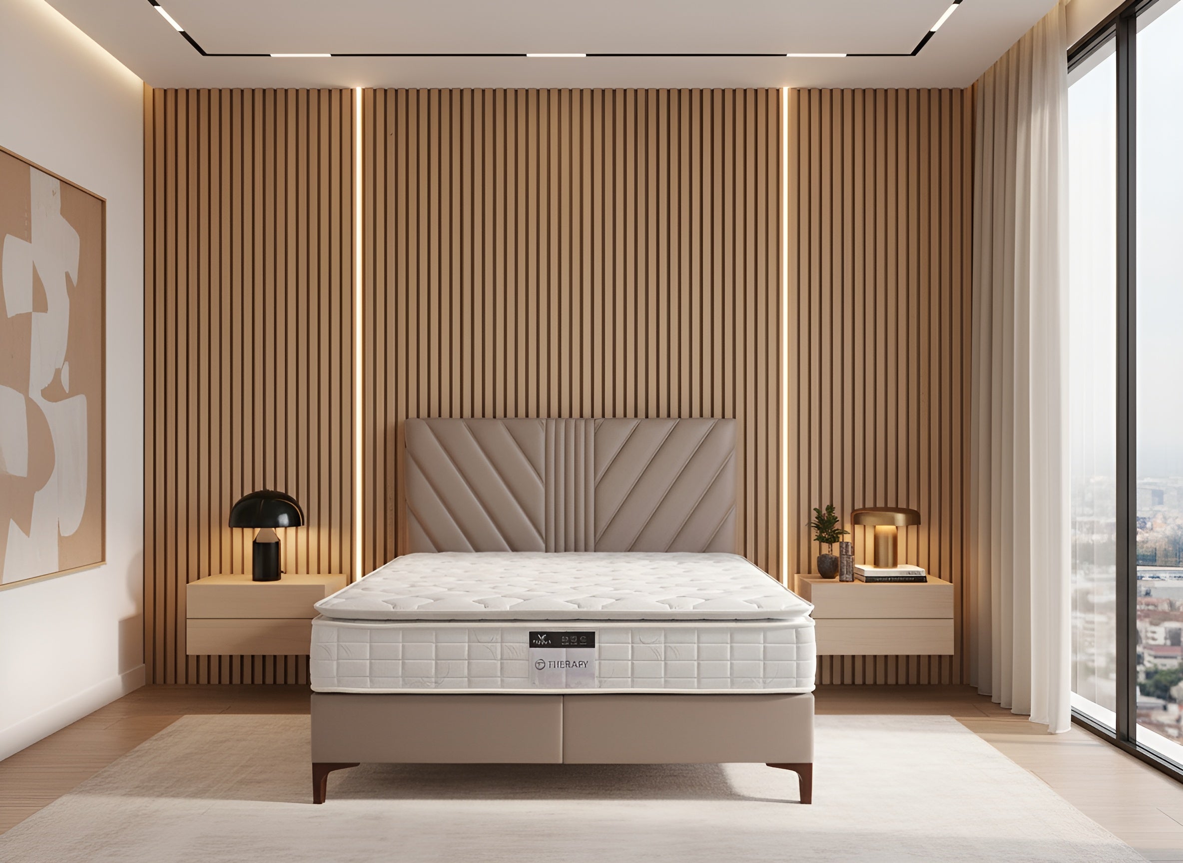 Pat THERAPY 160x200, stofa catifelata grej - BF 20, cu somiera si spatiu depozitare