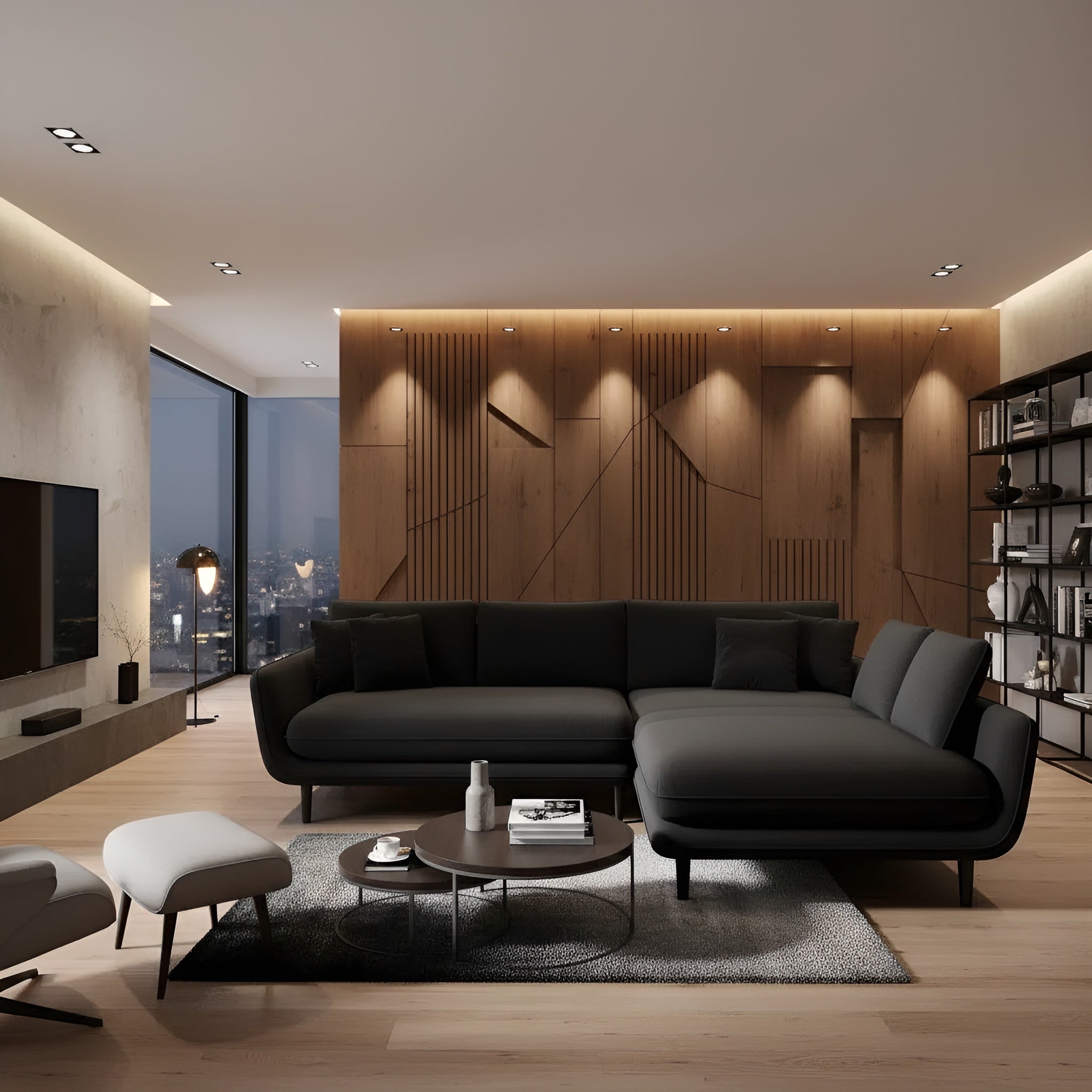 Coltar extensibil SOLANO, sezlong dreapta, stofa catifelata rosu - Riviera 61, cu lada depozitare, 260x167x83 cm