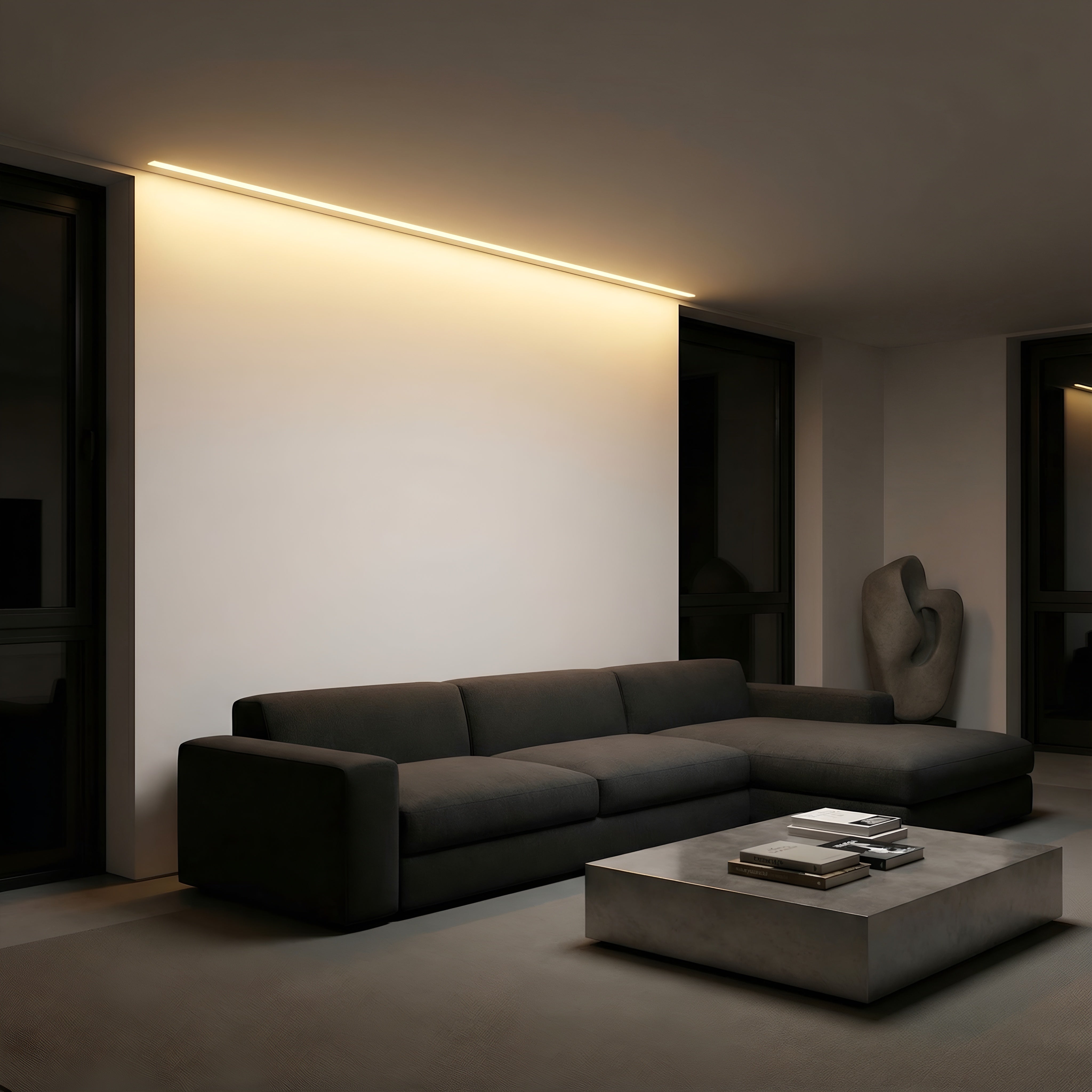 Banda LED COB 300LED/m 12W/m IP20 3000K 12V