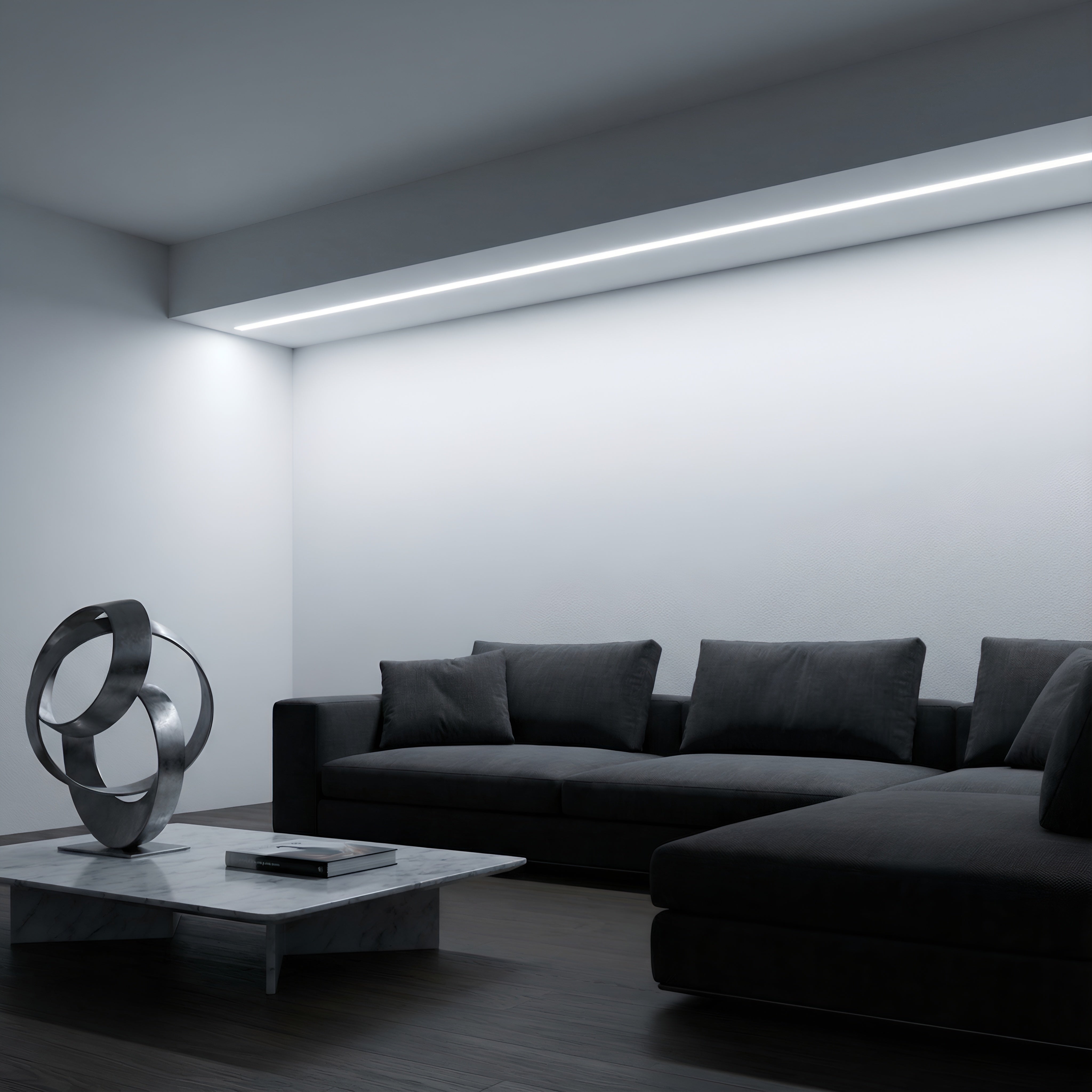 BANDA LED COB 480 LED/m 12W/m 6000K 24V IP67 (5m/rola) PCB 8mm