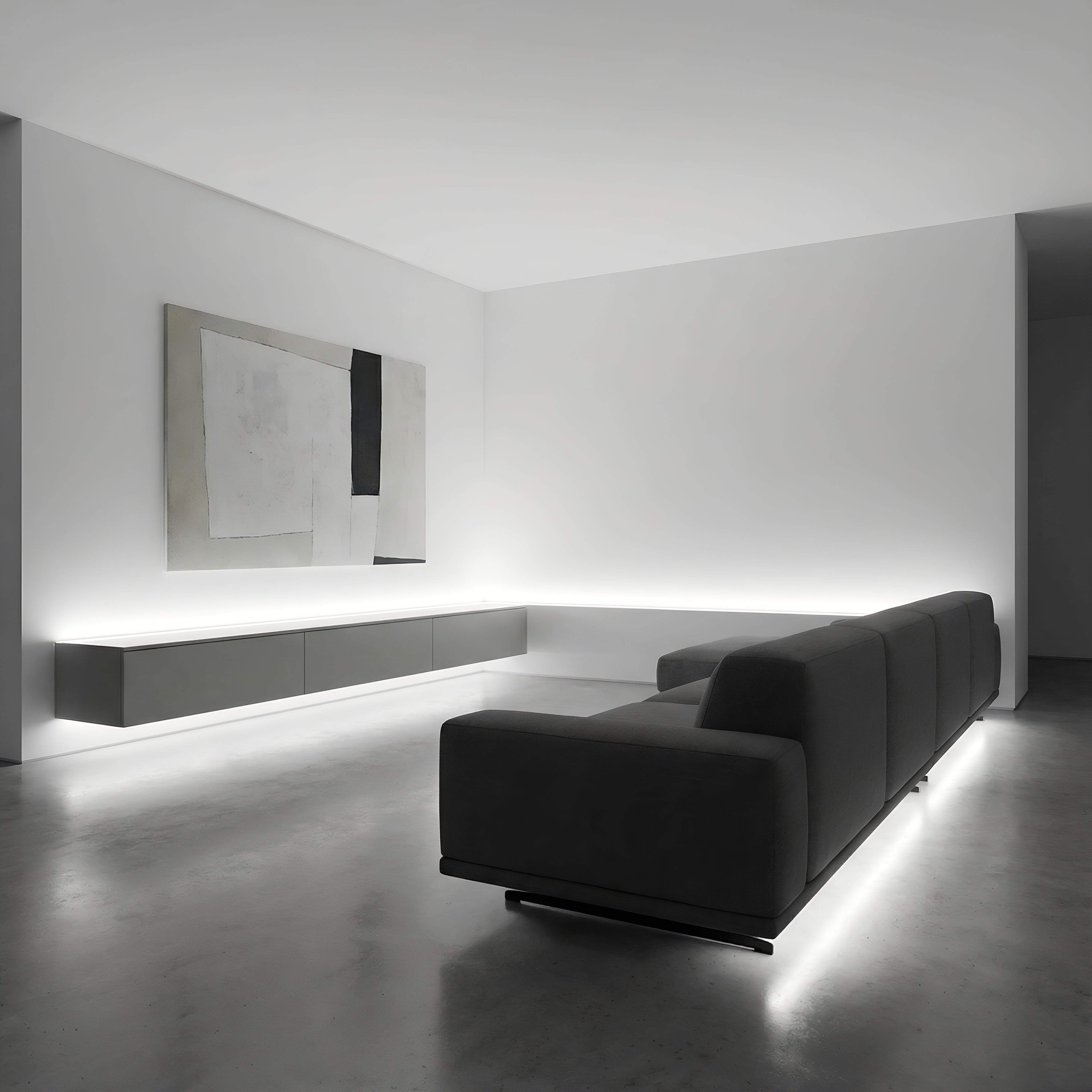 Banda LED COB 320LED/m 12W/m IP20 4000K 24V PCB 8mm - (5m/rola)