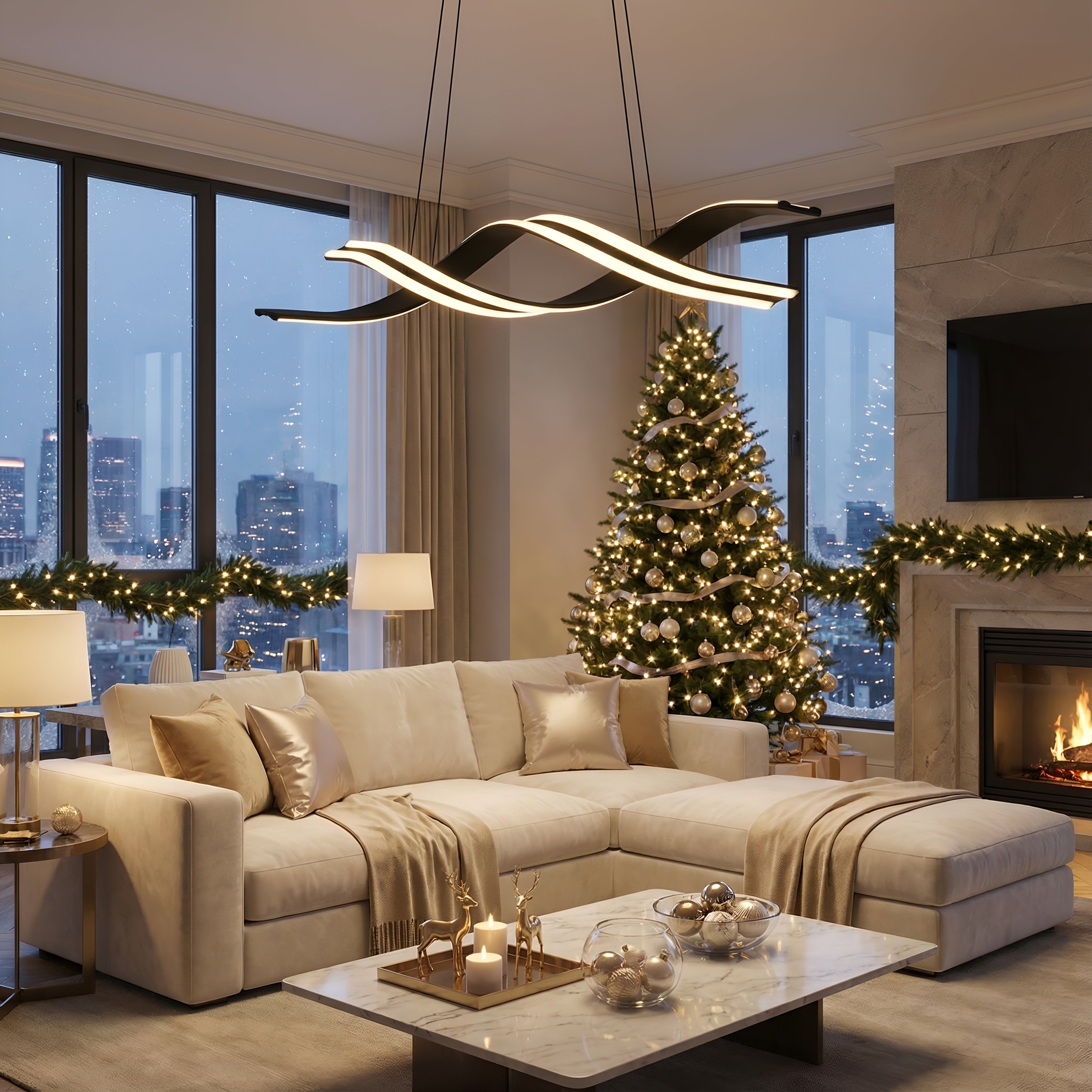 Lustra led DORADIS 90W/4800LM 2700K-6500K