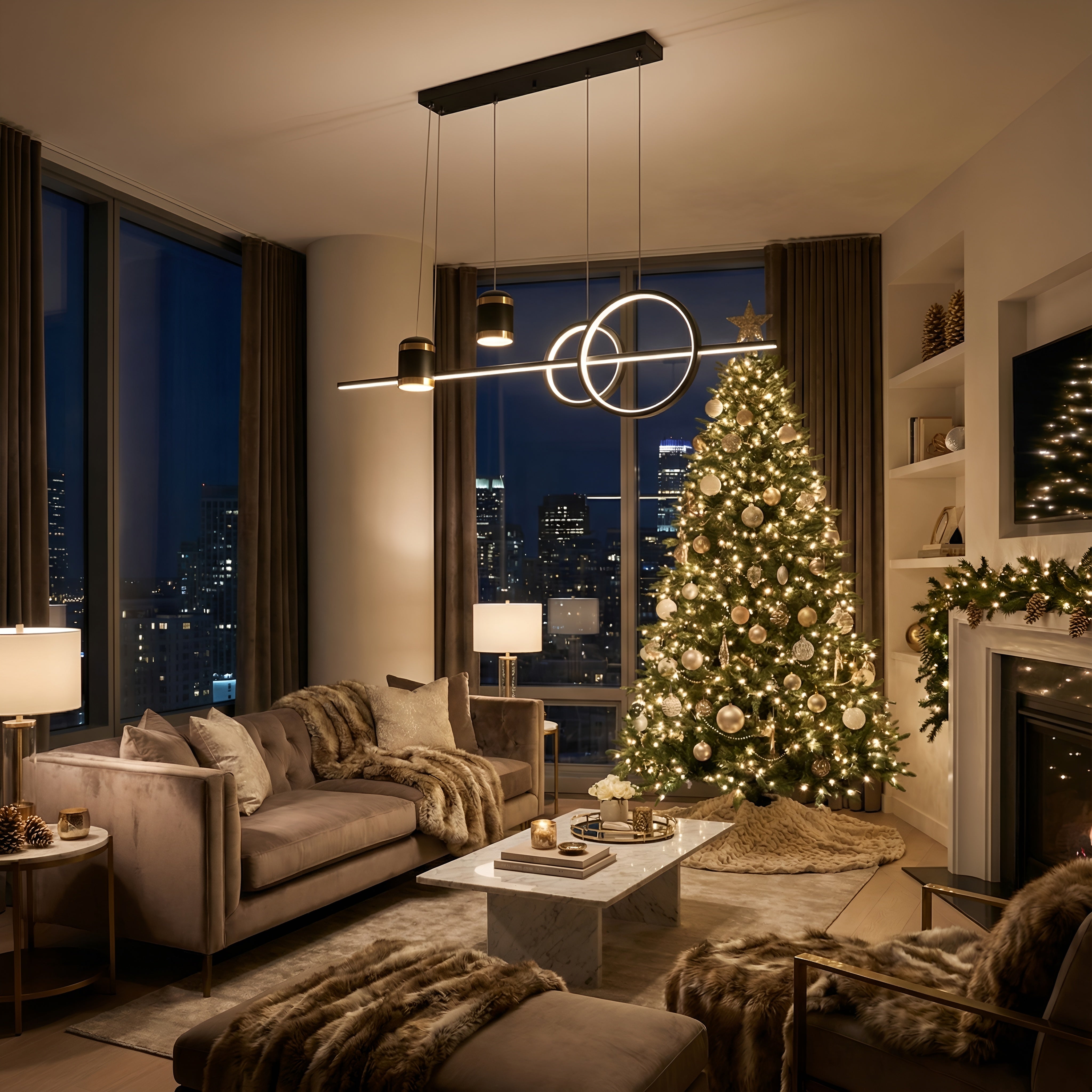 Lustra led cu telecomanda VOLANTIS 73W/2100LM 2700K-6500K