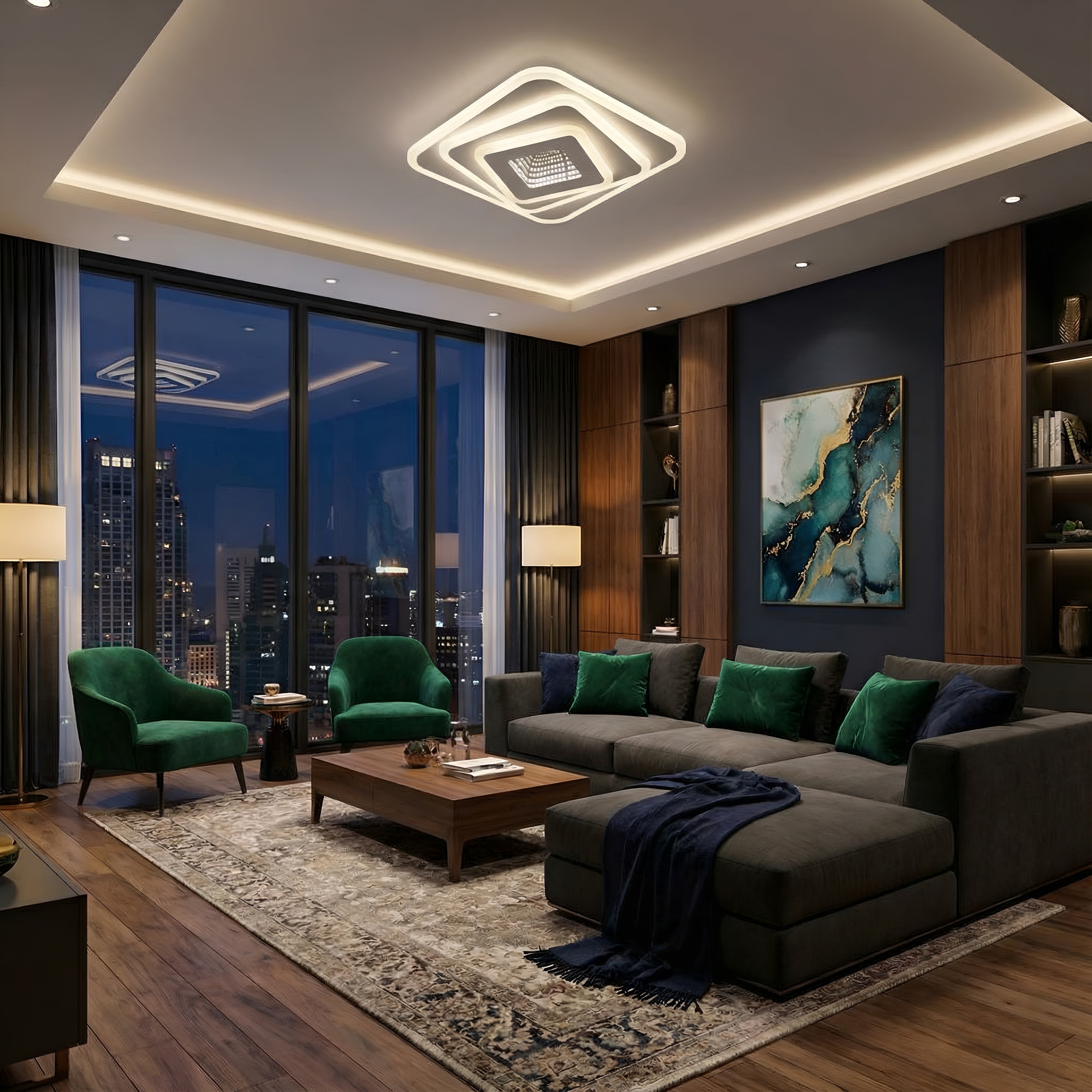 Plafoniera Led Naiad 56W