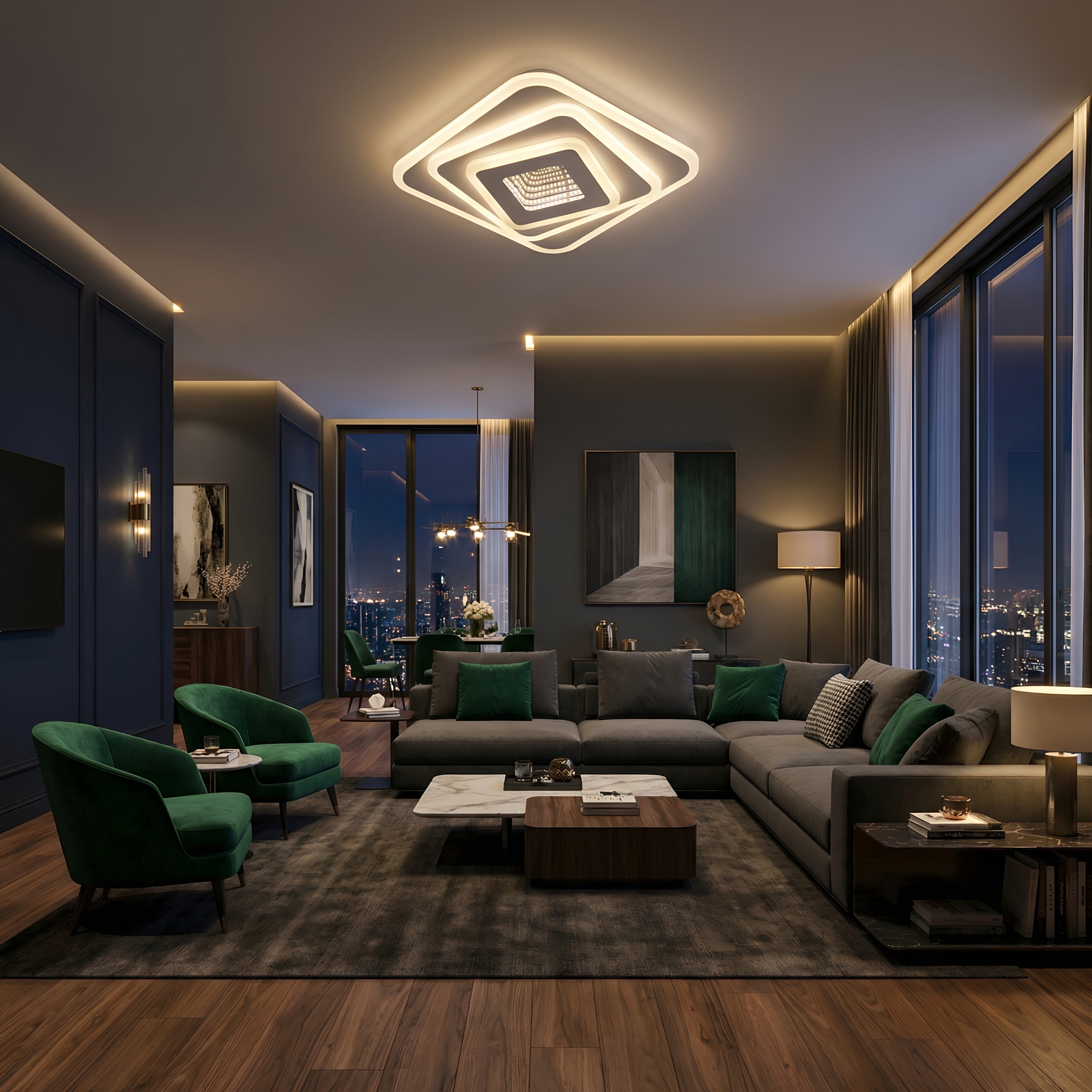 Plafoniera Led Naiad 96W