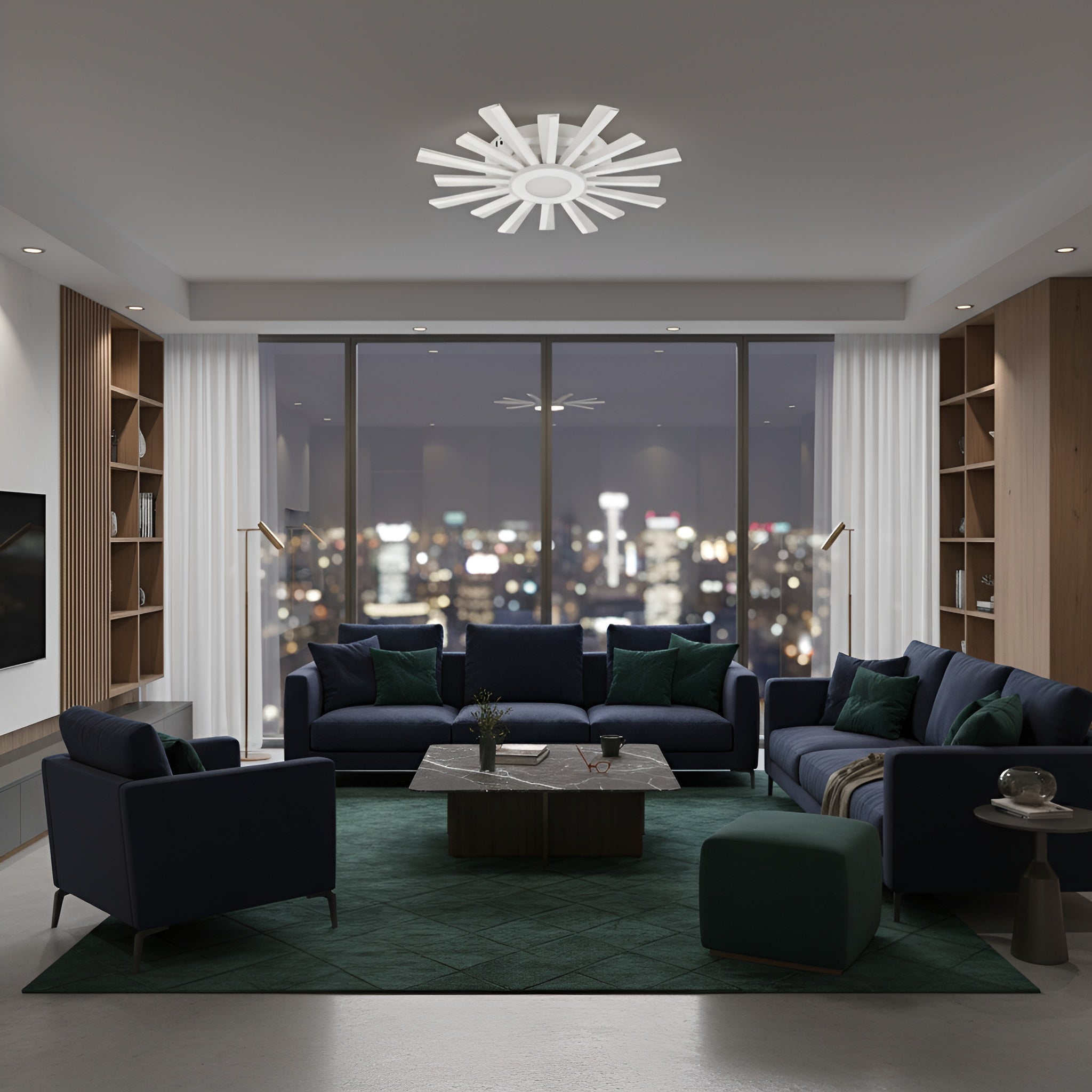 PLAFONIERA LED 86W / 500X500X80MM