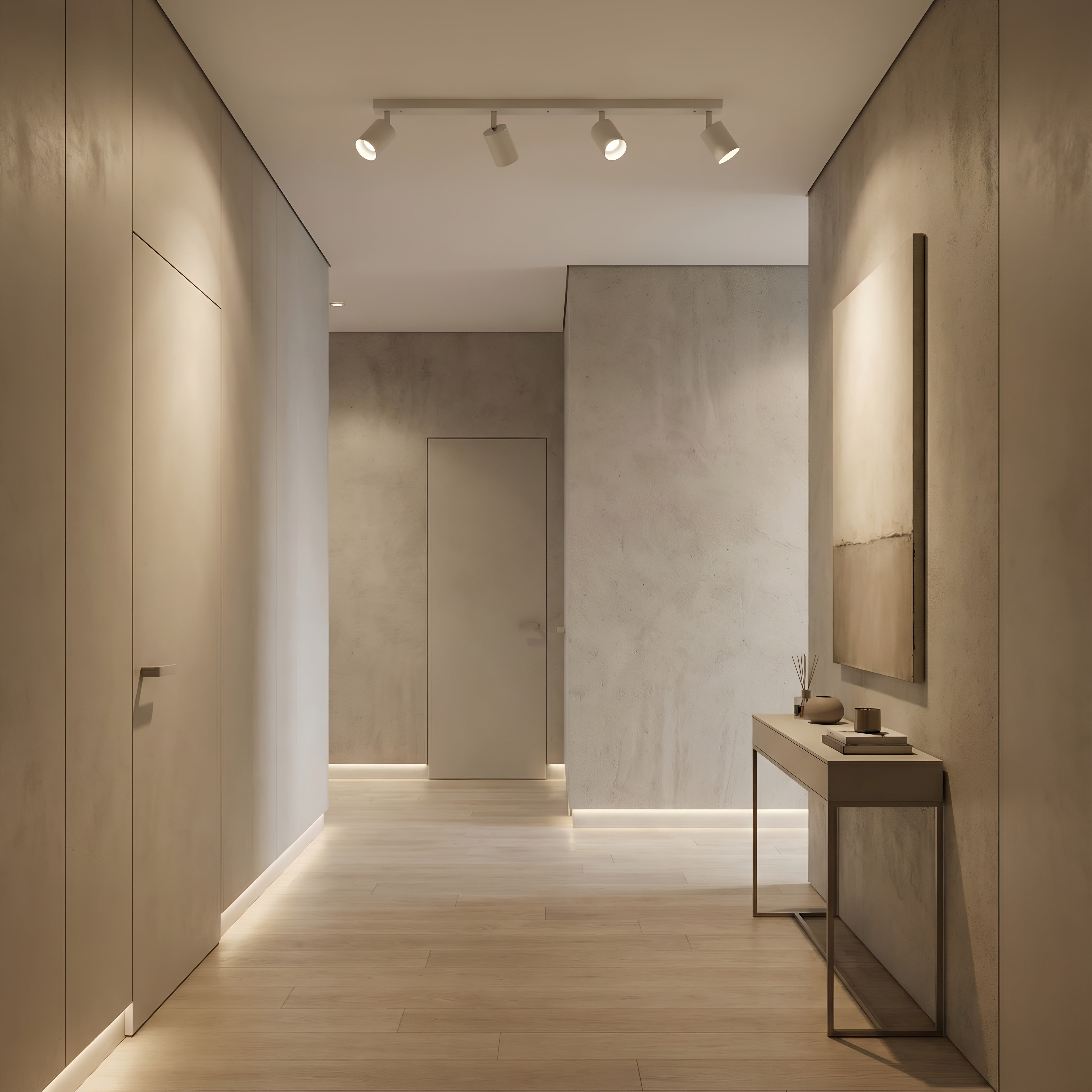 Spot Liniar Reglabil Alb 4 X GU10 800mm