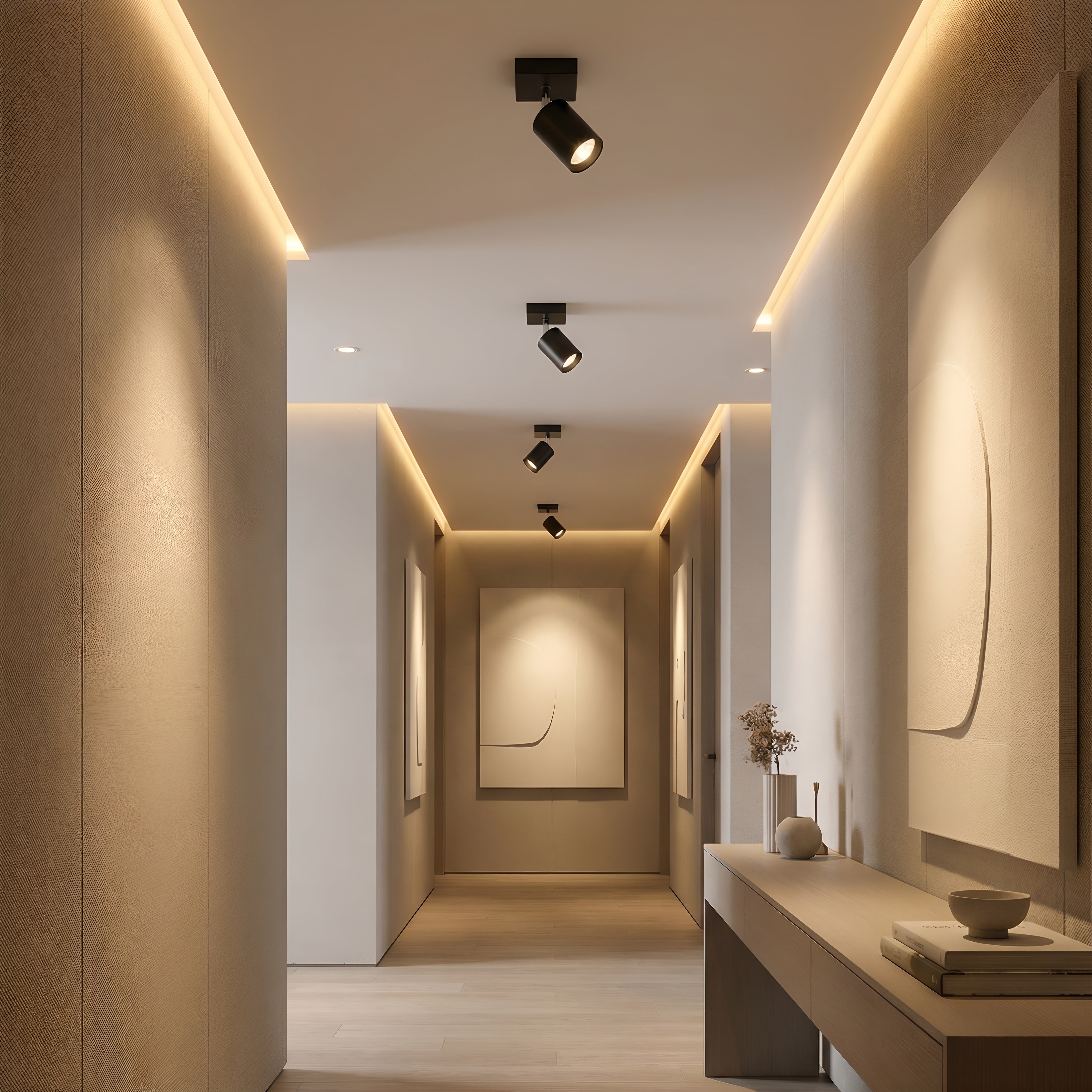 Spot Reglabil Negru GU10 80mm