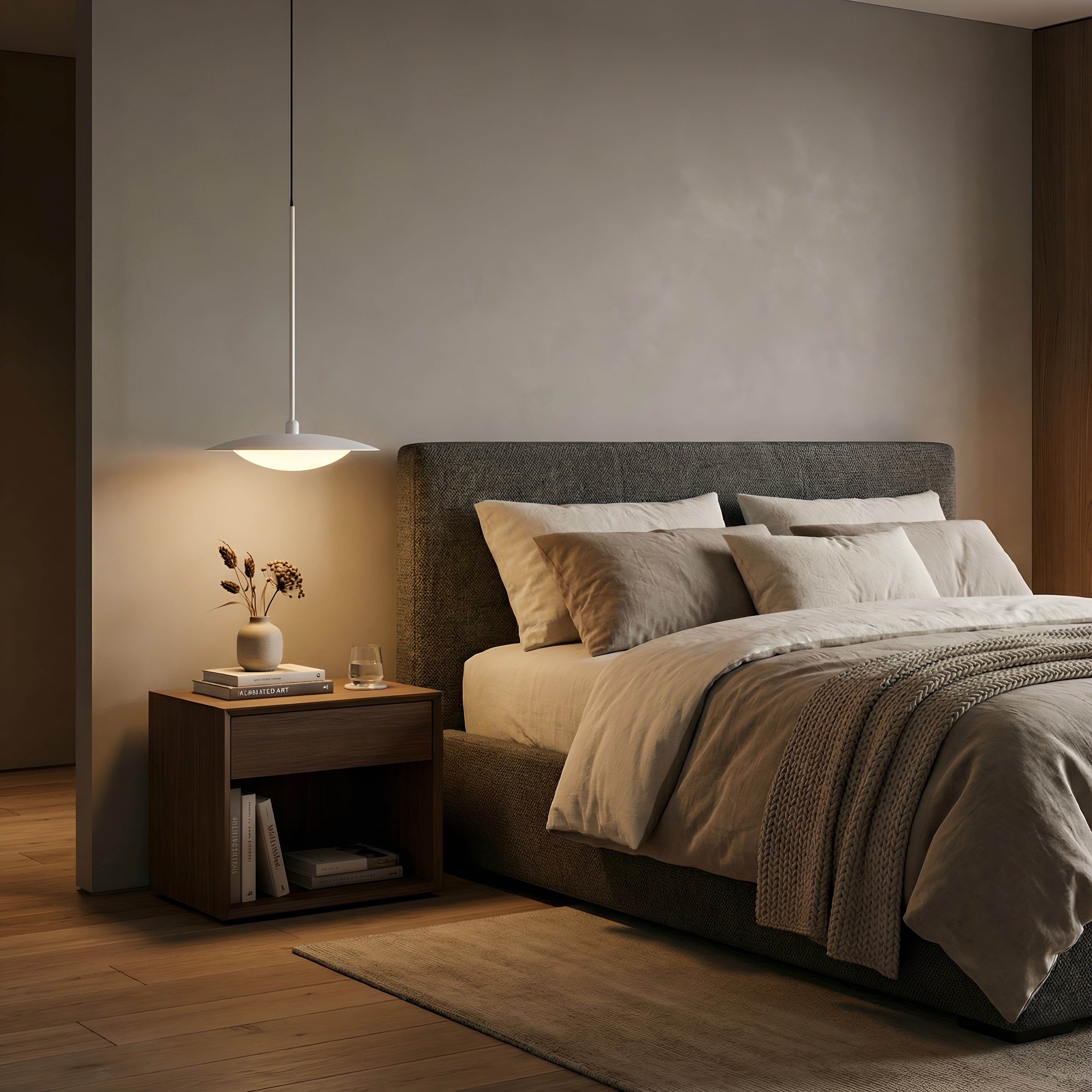 Lustra led Ara alba 8W/750LM 3000K-6500K