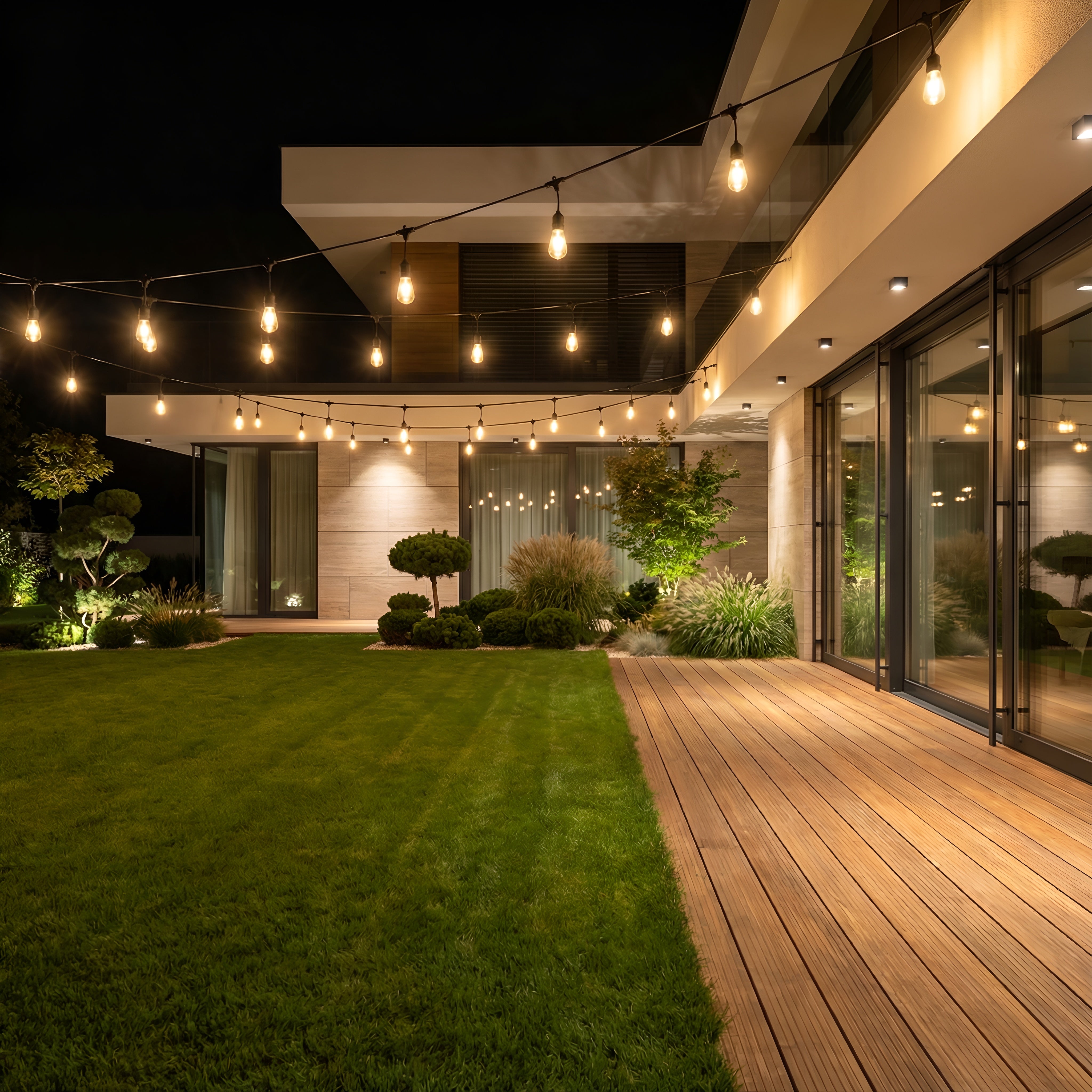 Ghirlanda luminoasa cu pendule, interconectabil, E27, IP65, 20m