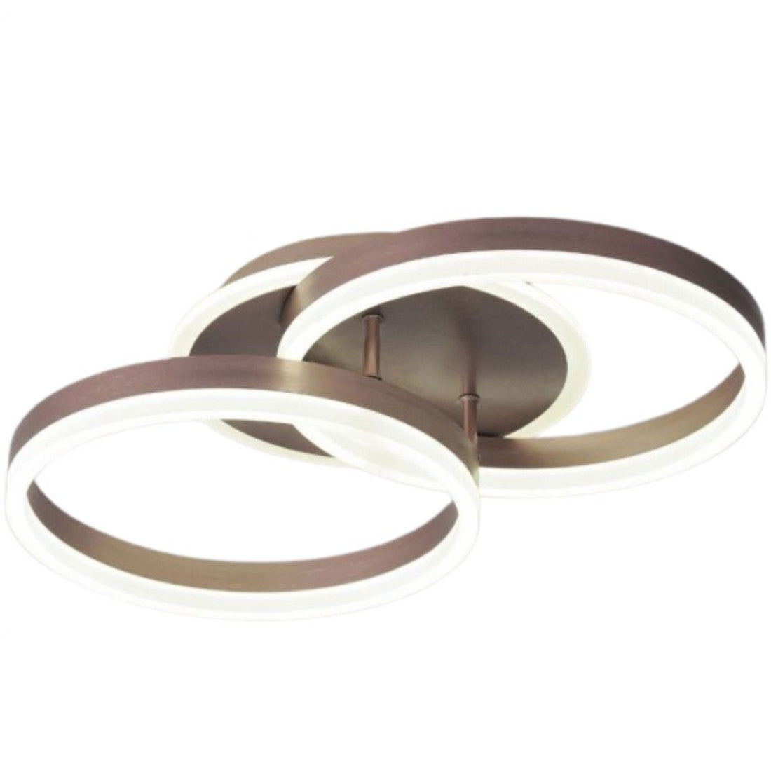 Lustra Led Cafeniu Dione 64w / cu Telecomanda 300+300mm