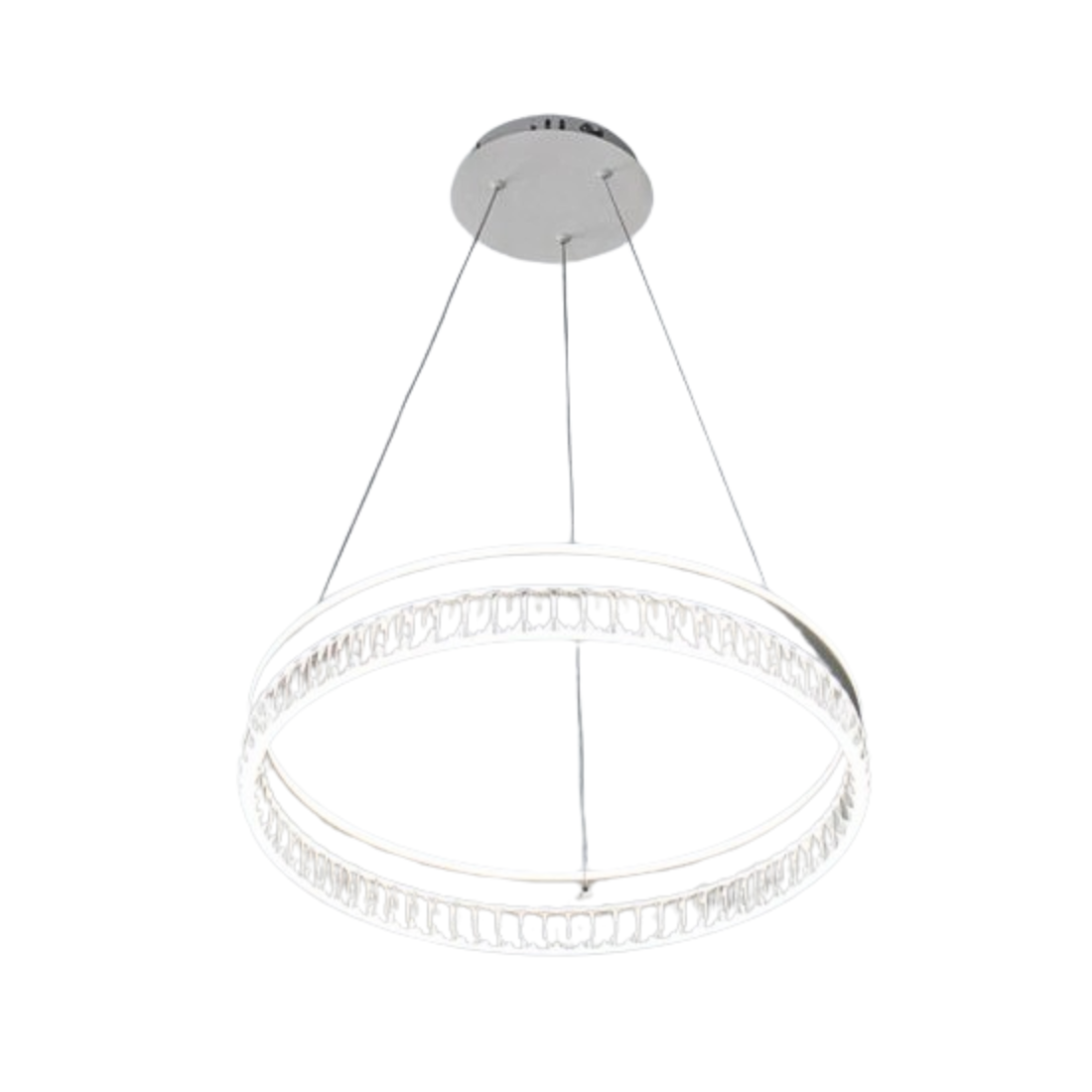 LUSTRA LED PAVO ALB 80W / 500X1200MM CU TELECOMANDA