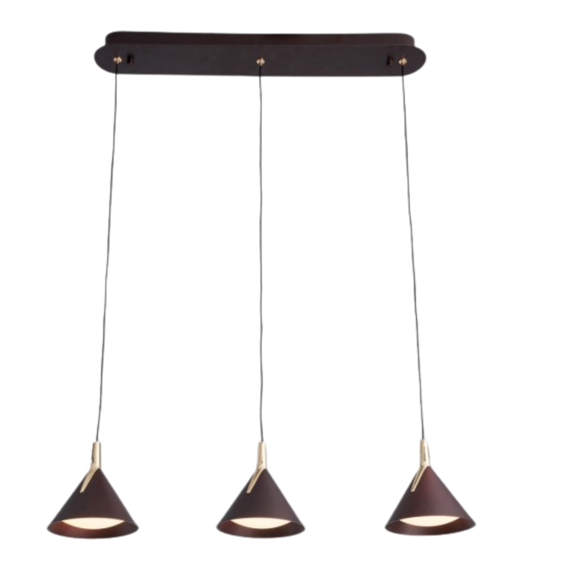 Lustra led Gemini cafenie 24W/1900LM 3000K-6500K