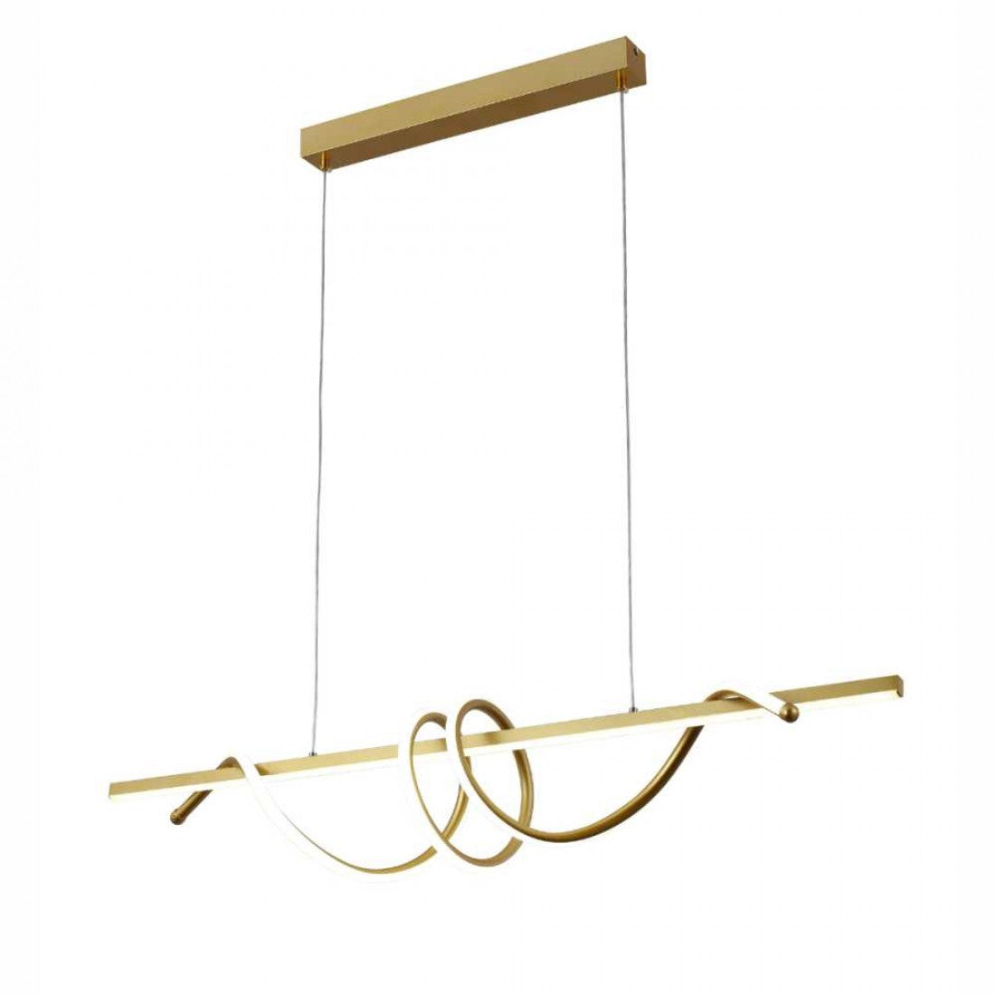 Lustra led aurie LEONIS 75W/3800LM 2700K-6500K