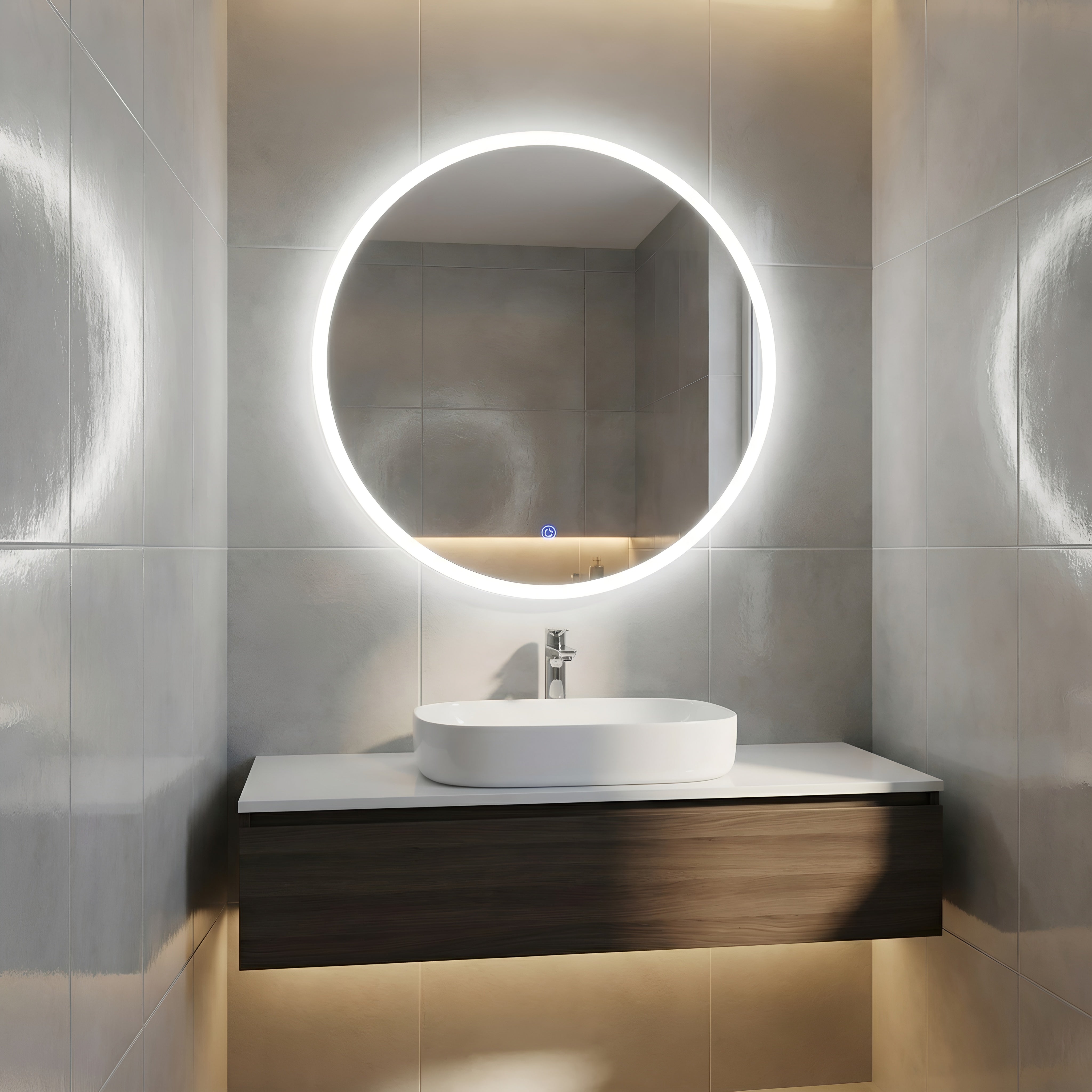 OGLINDA LED CU INTRERUPATOR TOUCH 15W/4000K/1640LM FI600 220V IP44