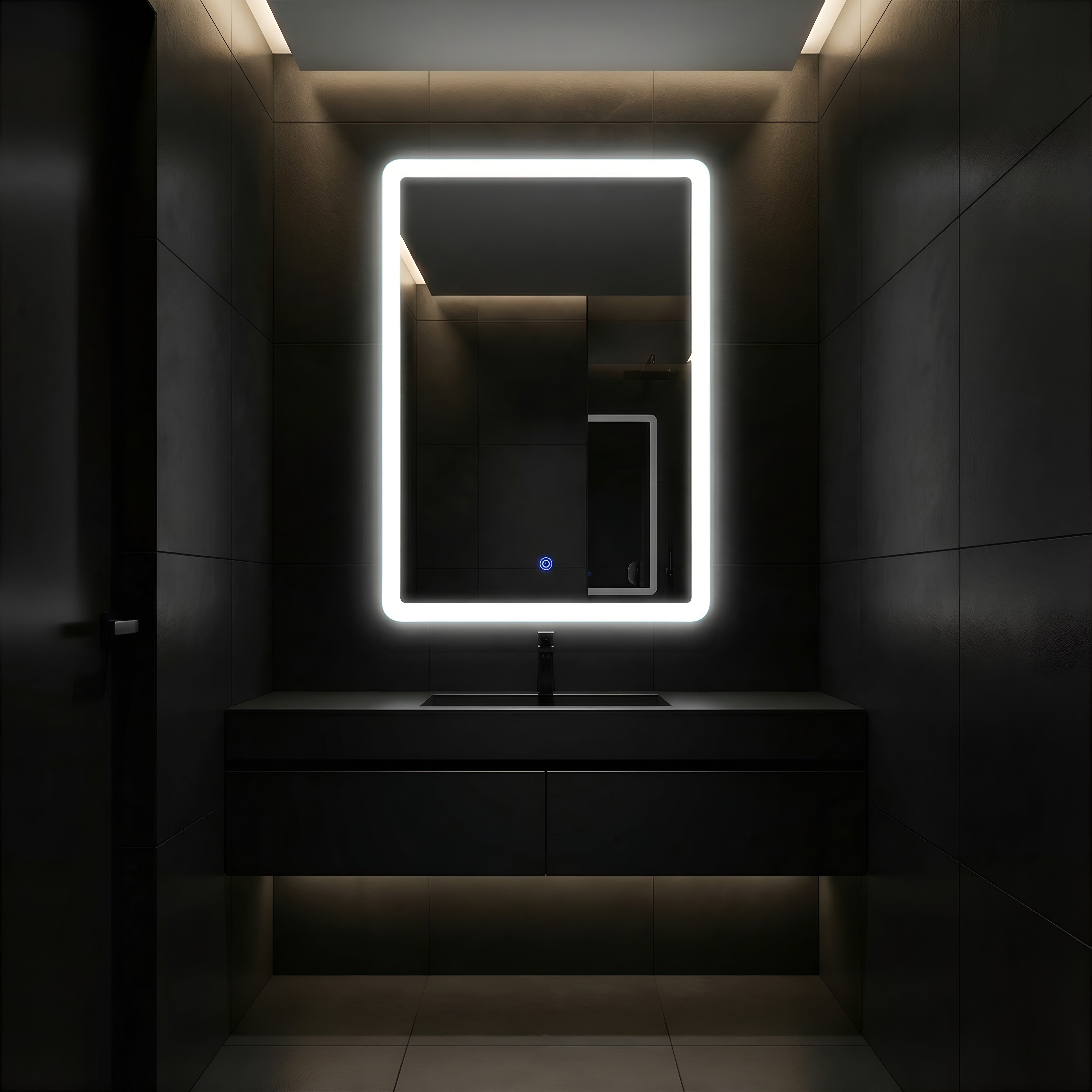 OGLINDA LED CU INTRERUPATOR TOUCH 18W/4000K/2000LM 450*750MM 220V IP44