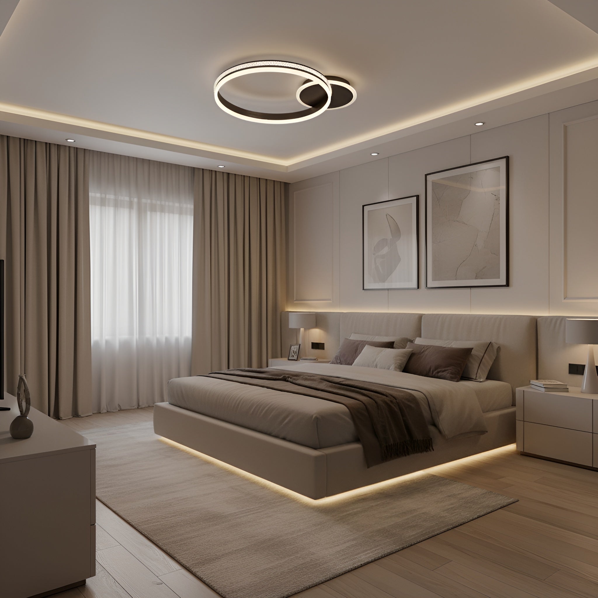 Lustra Led Diotima 100w /  cu Telecomanda 500mm