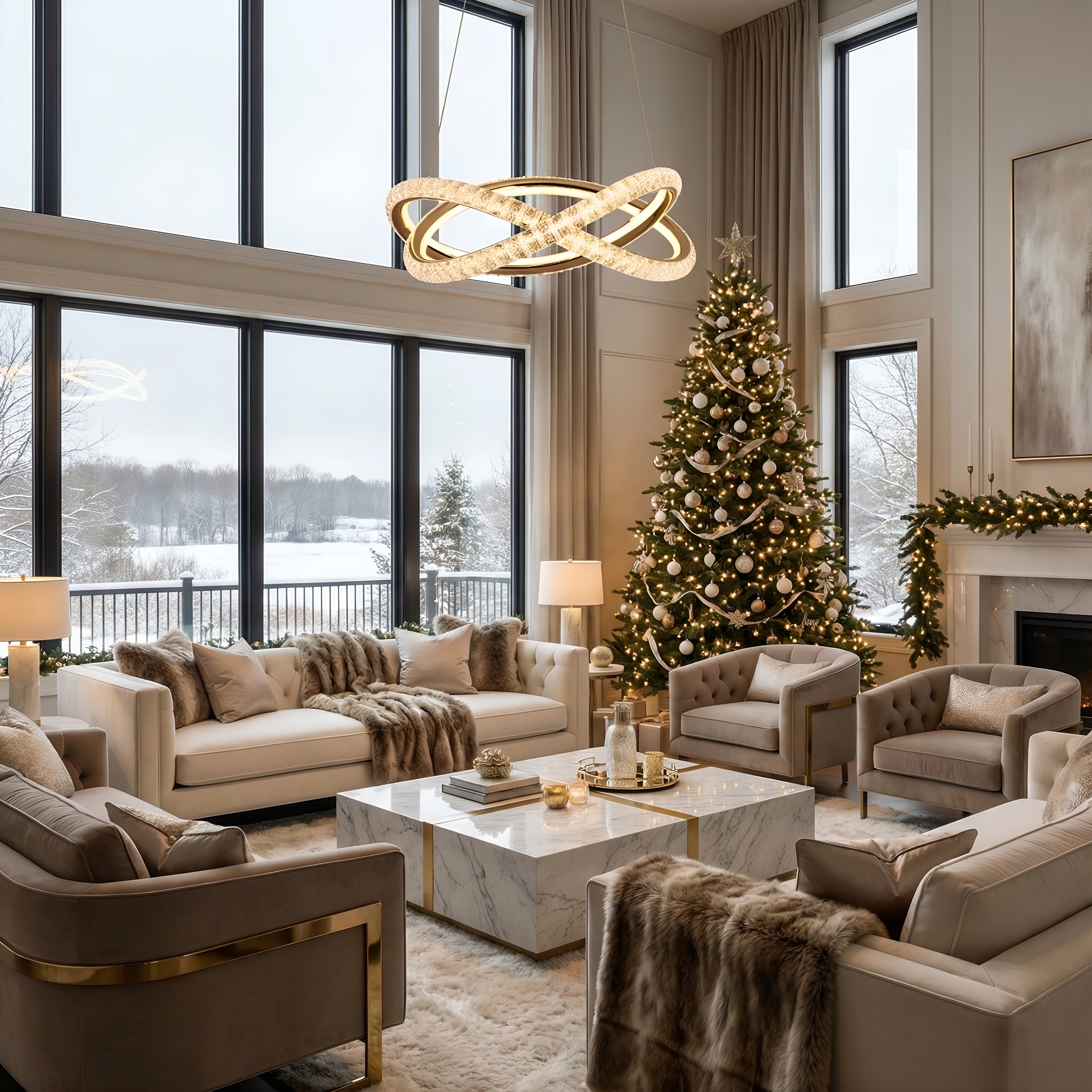 LUSTRA LED IAPETUS AJUSTABILA 66W/5800LM