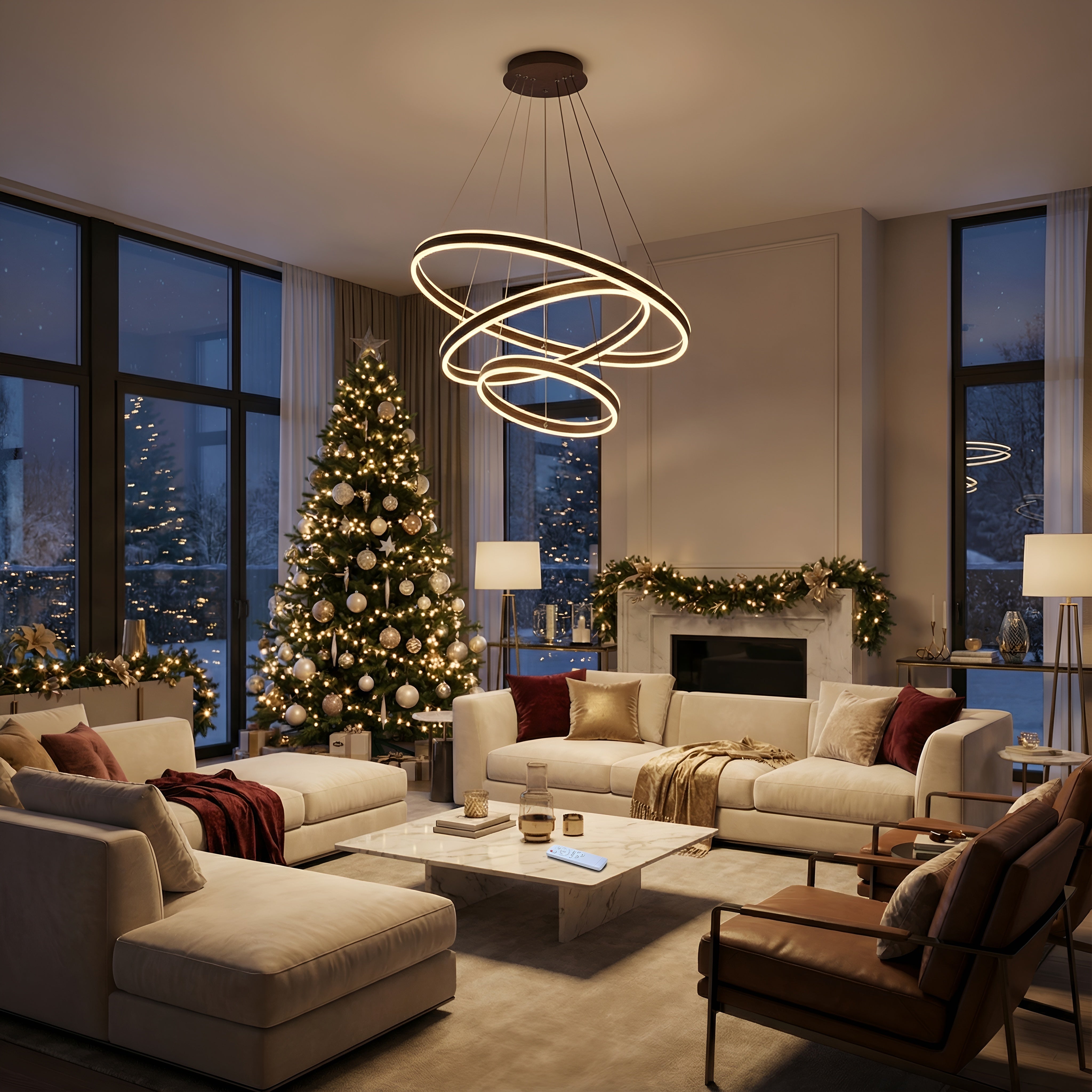 Lustra Led Pe Cablu Ajustabila 300W / 400Mm X 600Mm X 800Mm