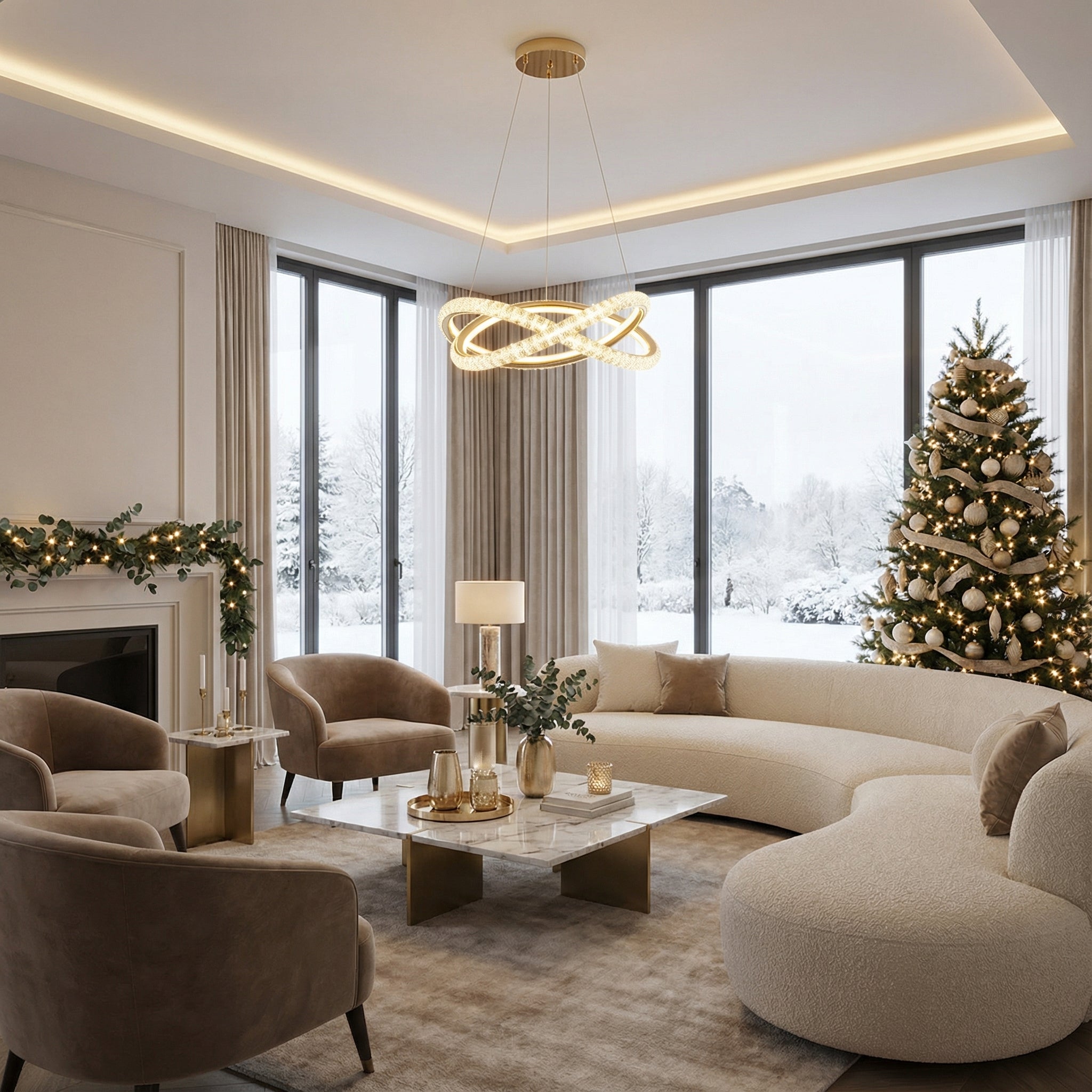 LUSTRA LED IAPETUS AJUSTABILA 66W/5800LM