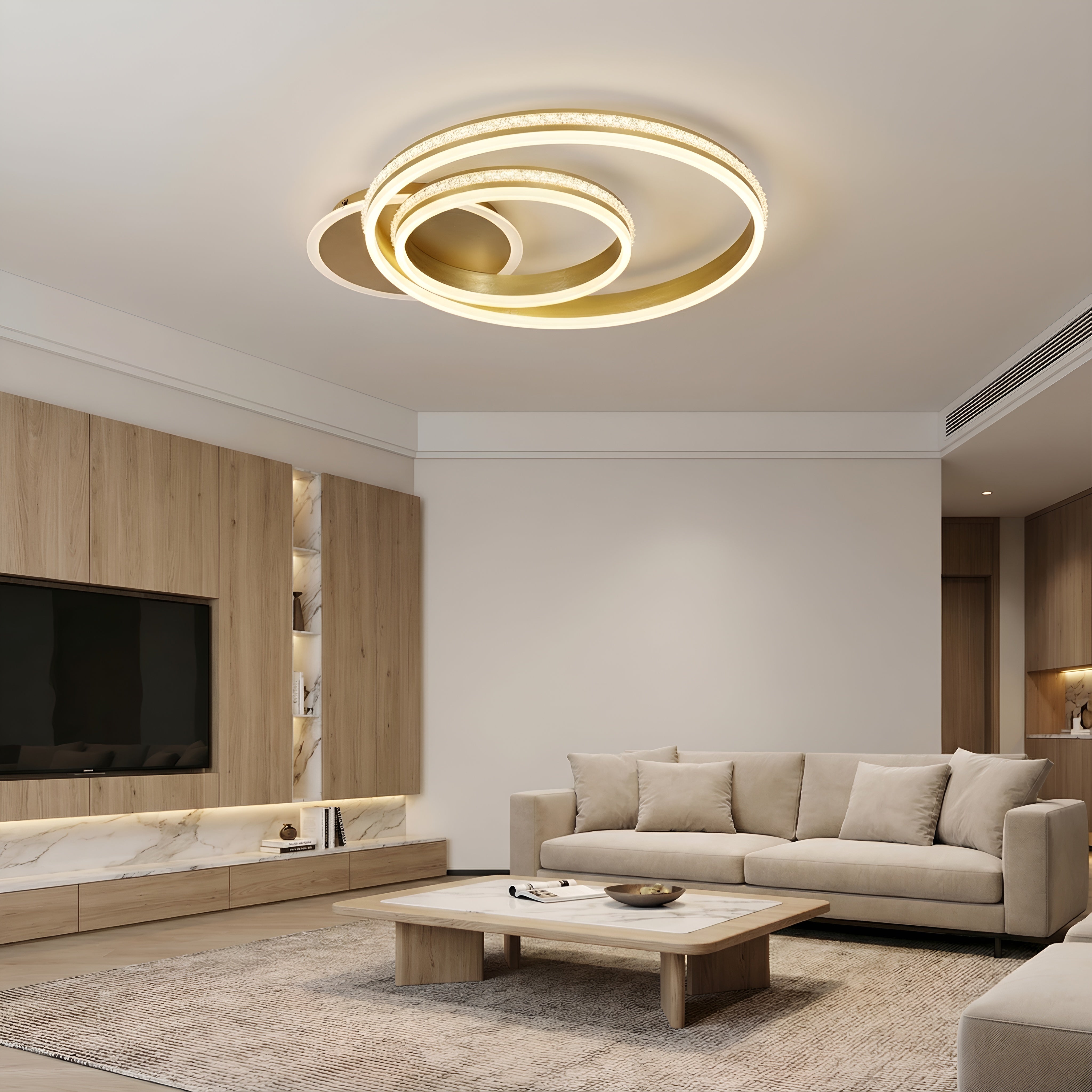 Lustra Led Nemesis 122w/5900lm cu Telecomanda 300+500mm