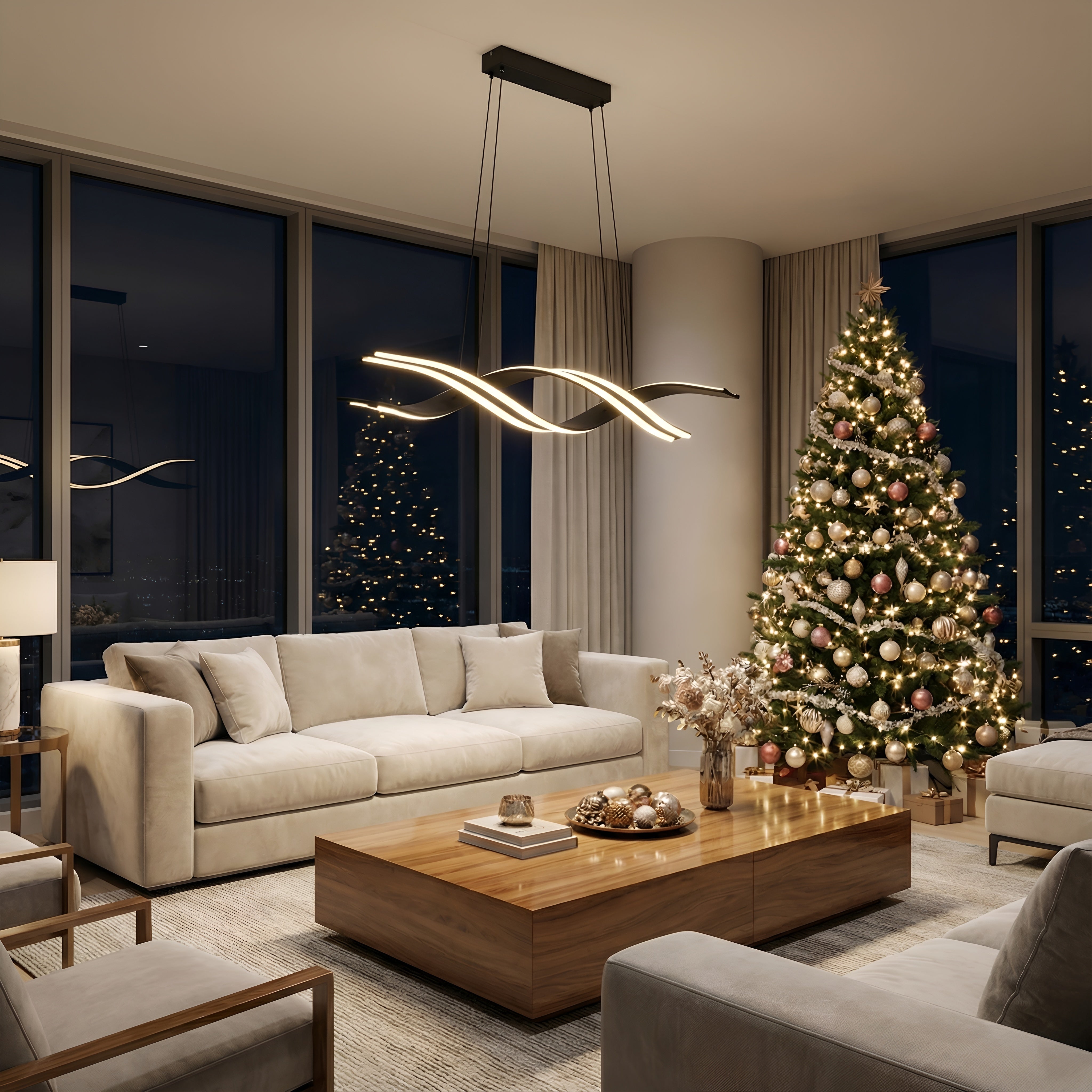 Lustra led DORADIS 90W/4800LM 2700K-6500K