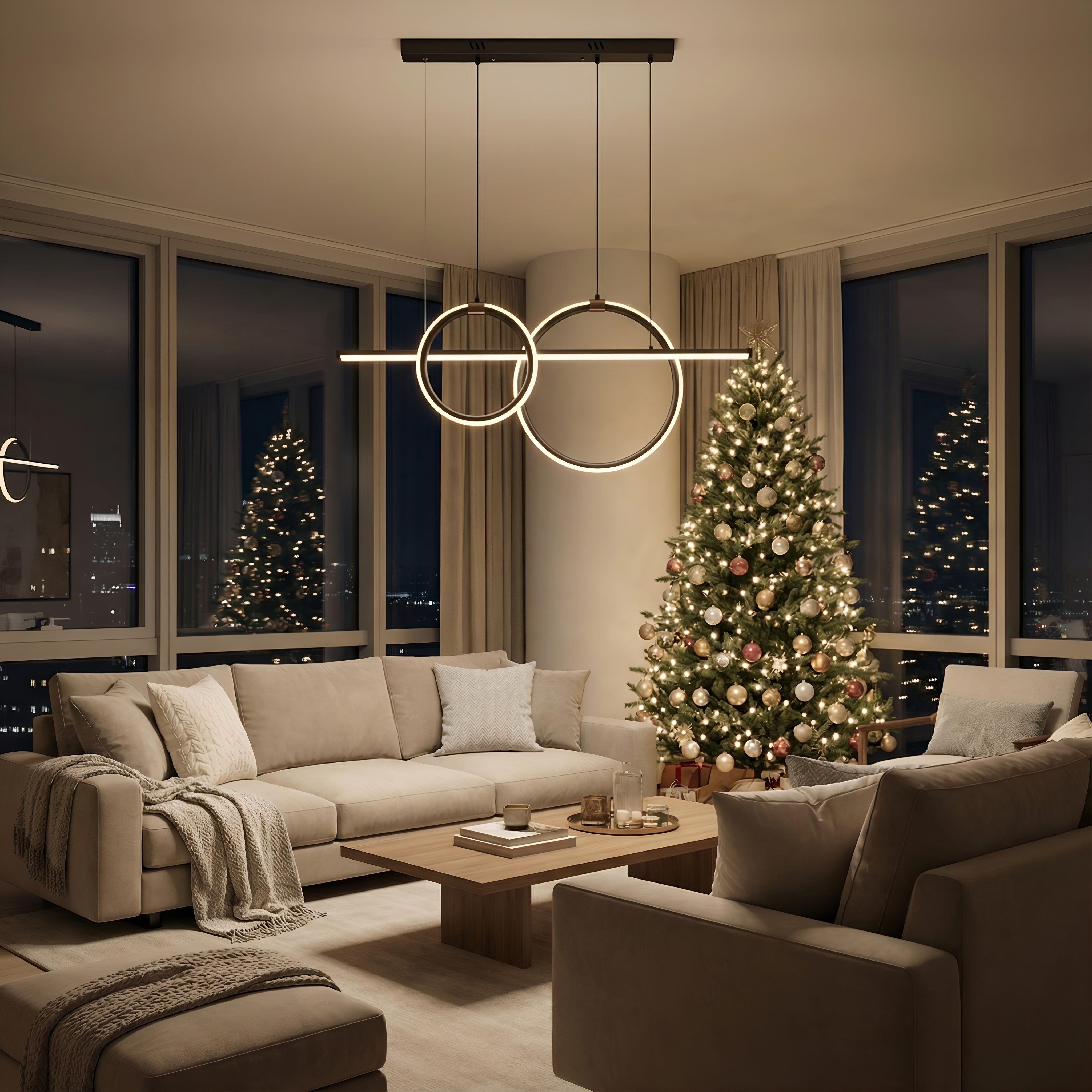 Lustra Led Titania Ajustabila 72W / 500Mm