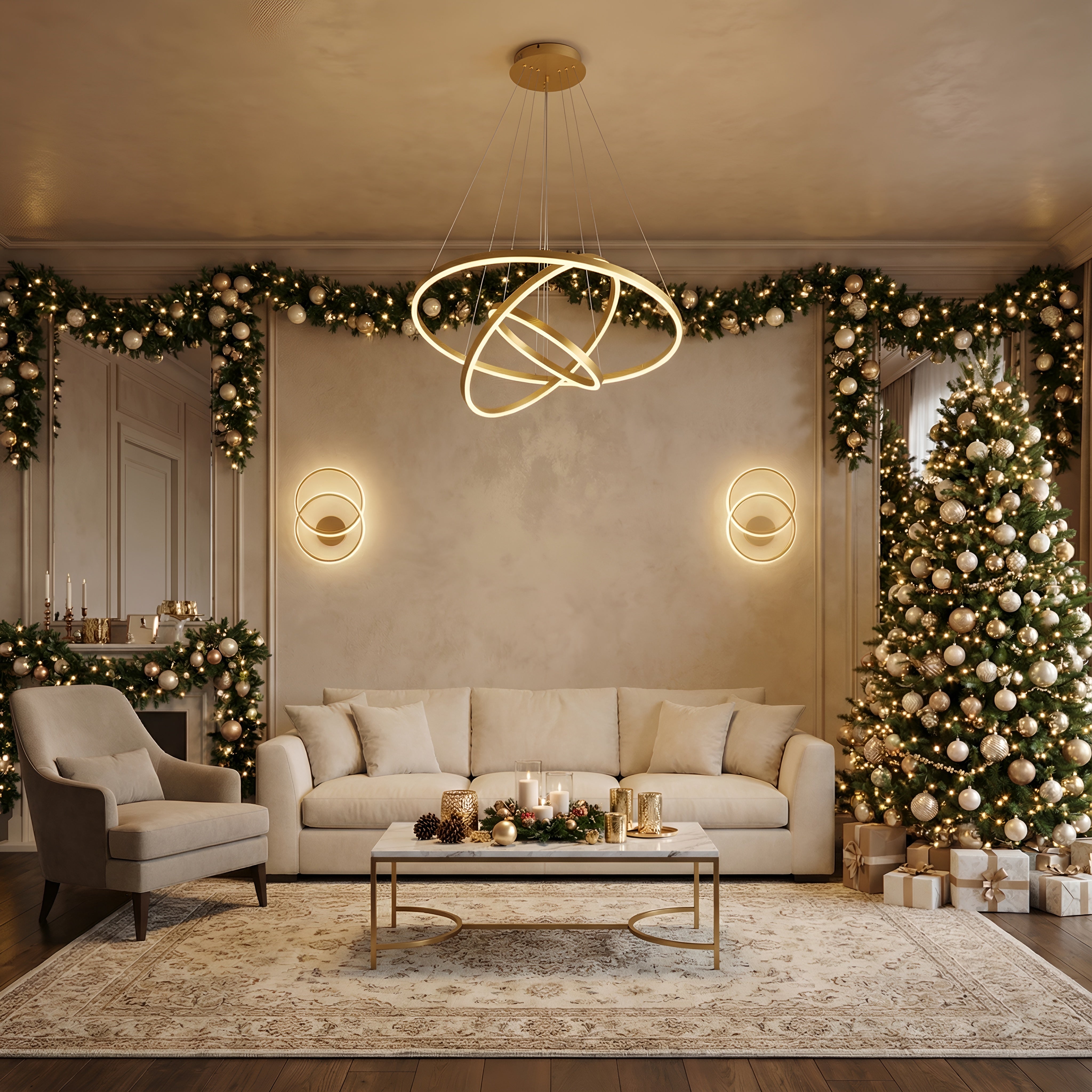 Lustra Led Suspendata Lumina ajustabila din Telecomanda 150W /  400Mm X 600Mm X 800MmA