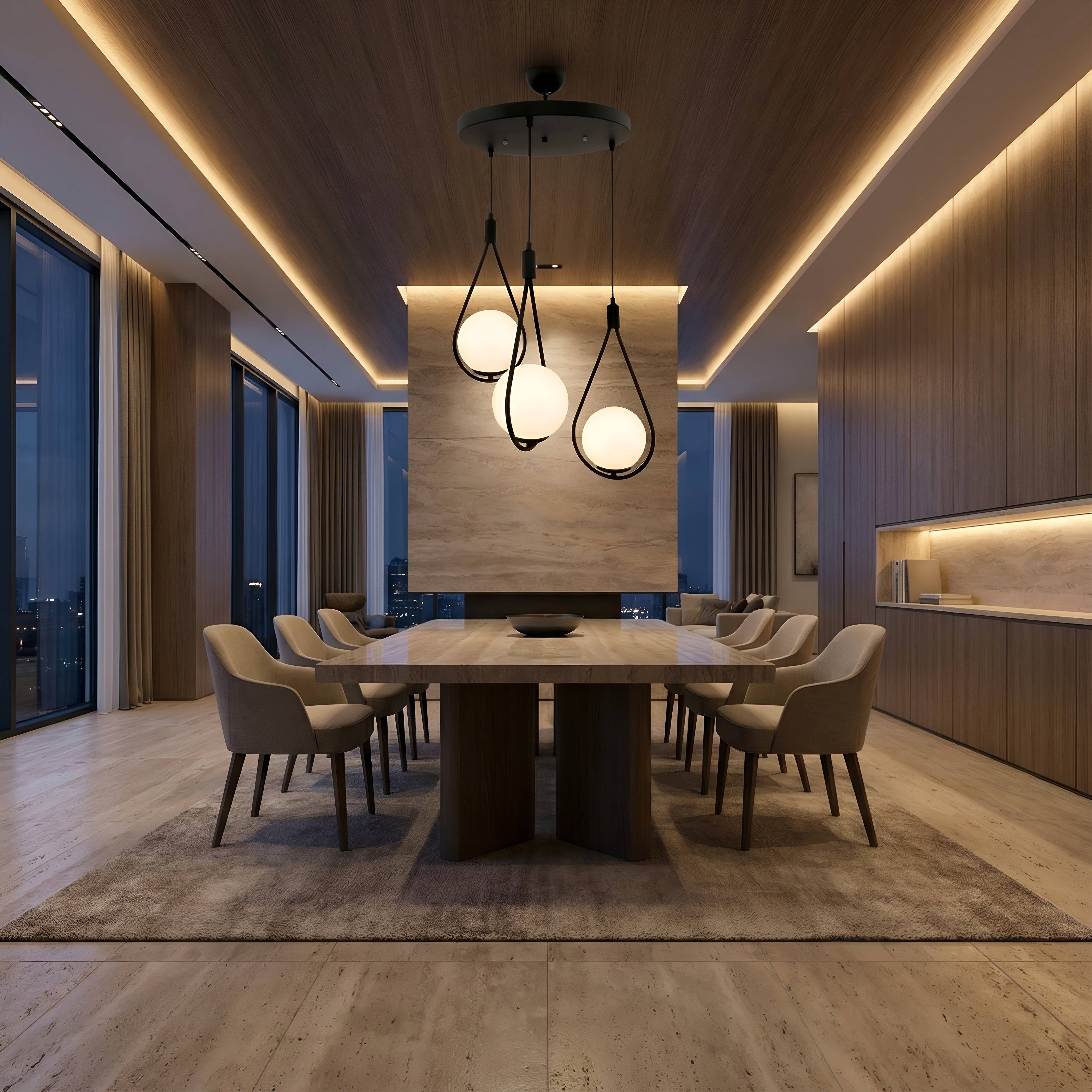 CANDELABRU MEKSIKA NEGRU 3XE27 60W