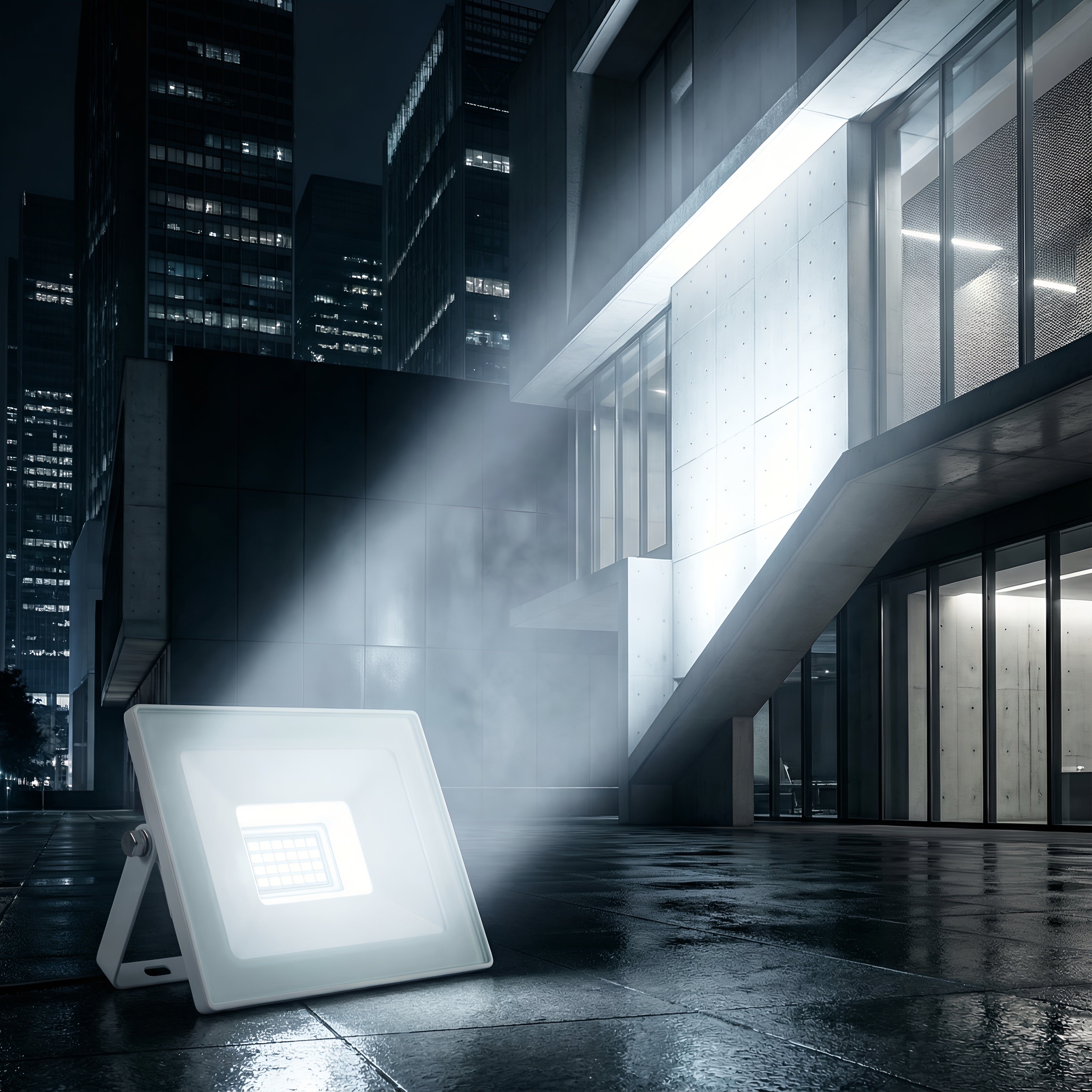 Proiector Led SMD Galaxy Alb, 50W, 6400K, lumina rece